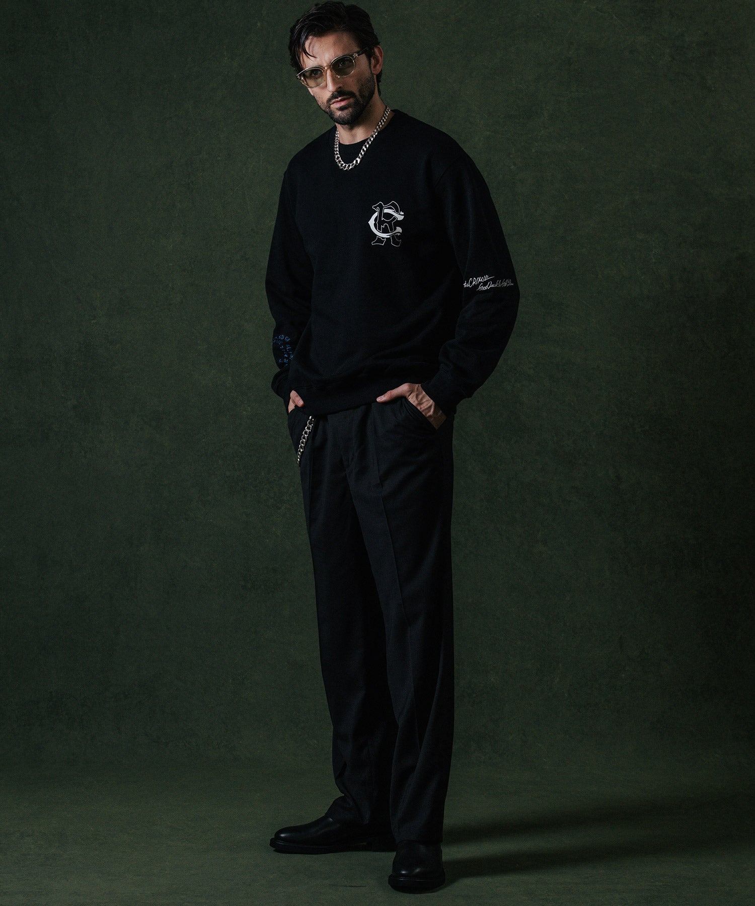 CR LOGO CREW NECK SWEAT
