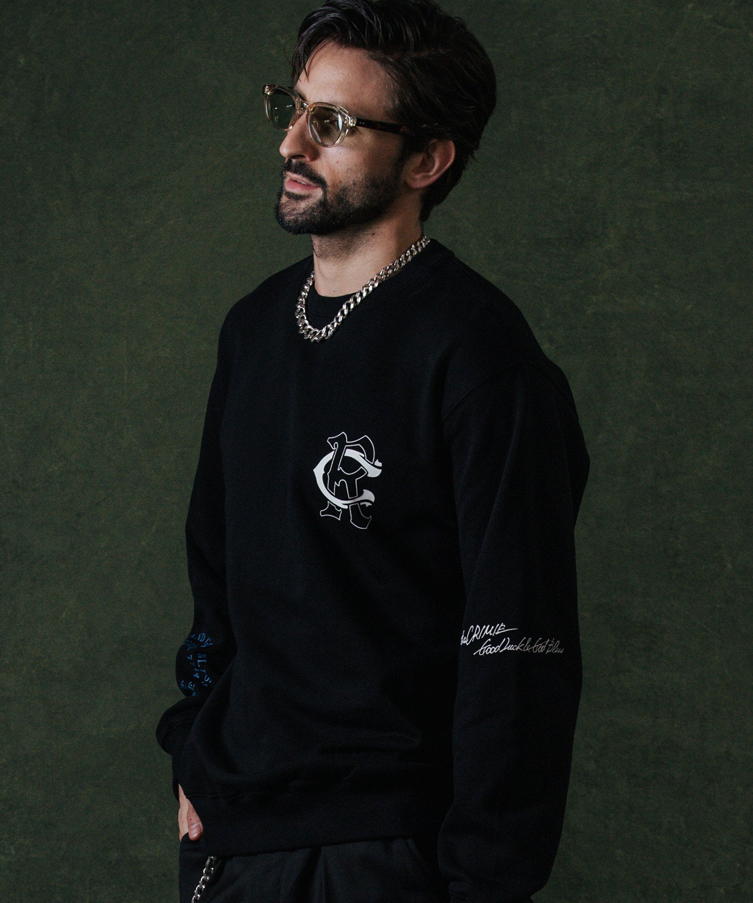 CR LOGO CREW NECK SWEAT