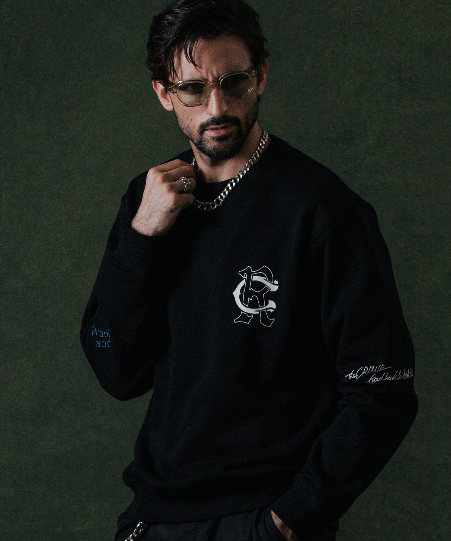 CR LOGO CREW NECK SWEAT