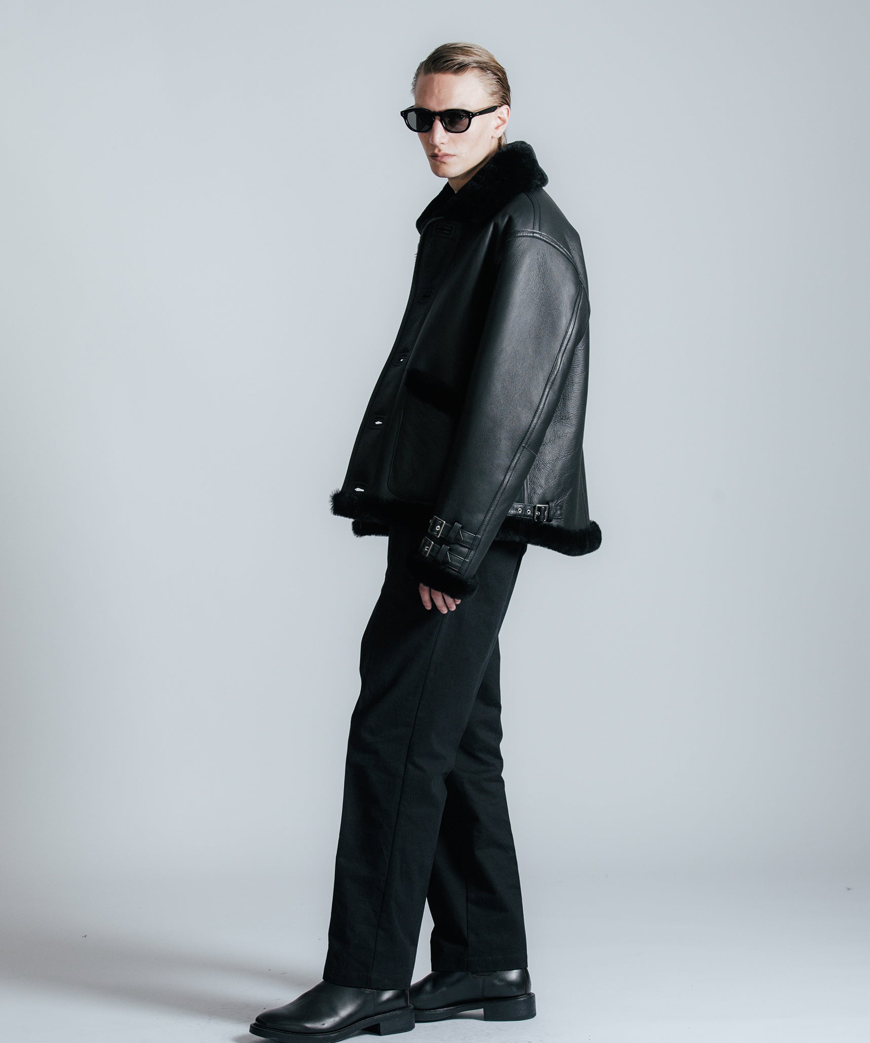 MOUTON LEATHER JACKET