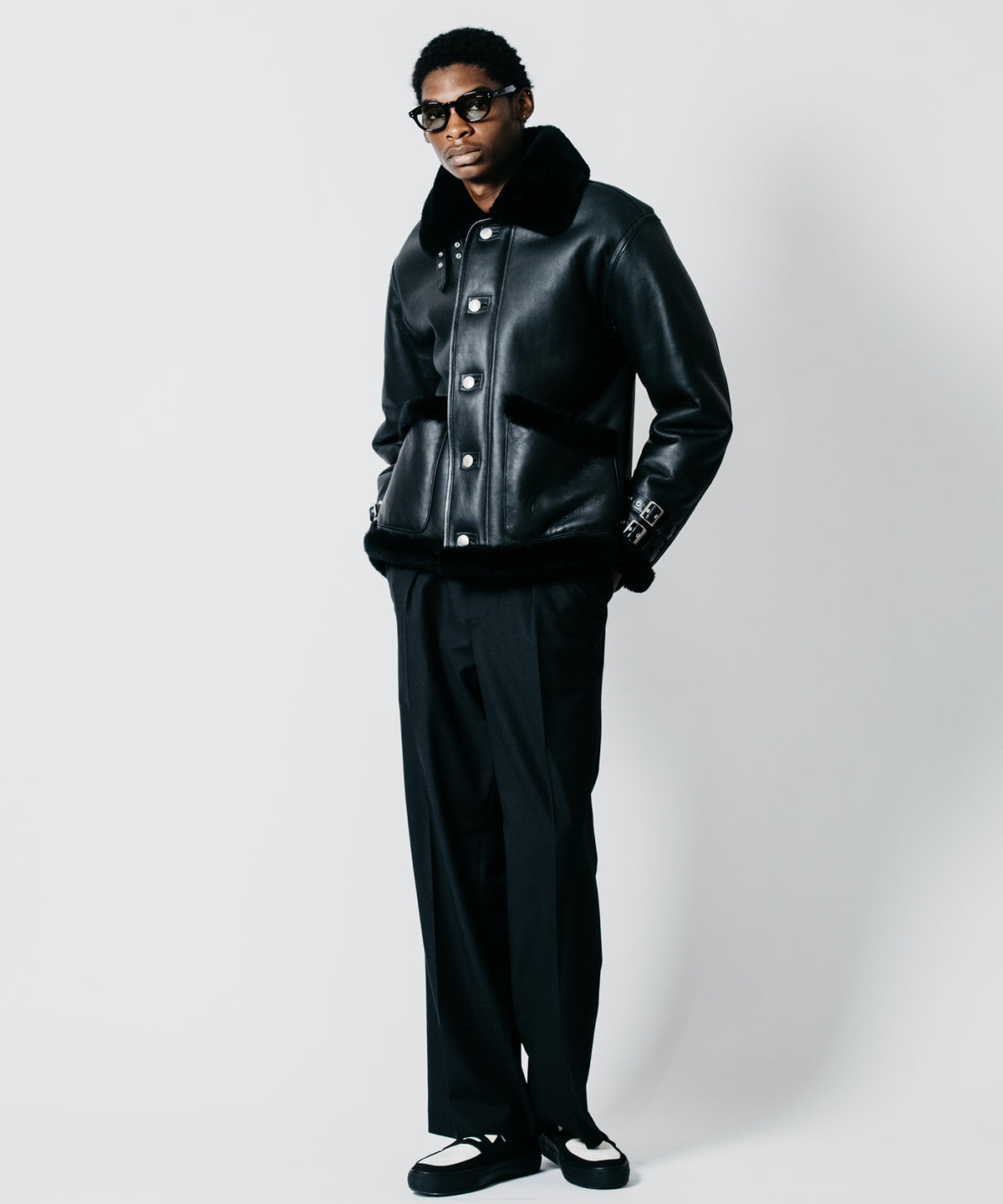 MOUTON LEATHER JACKET
