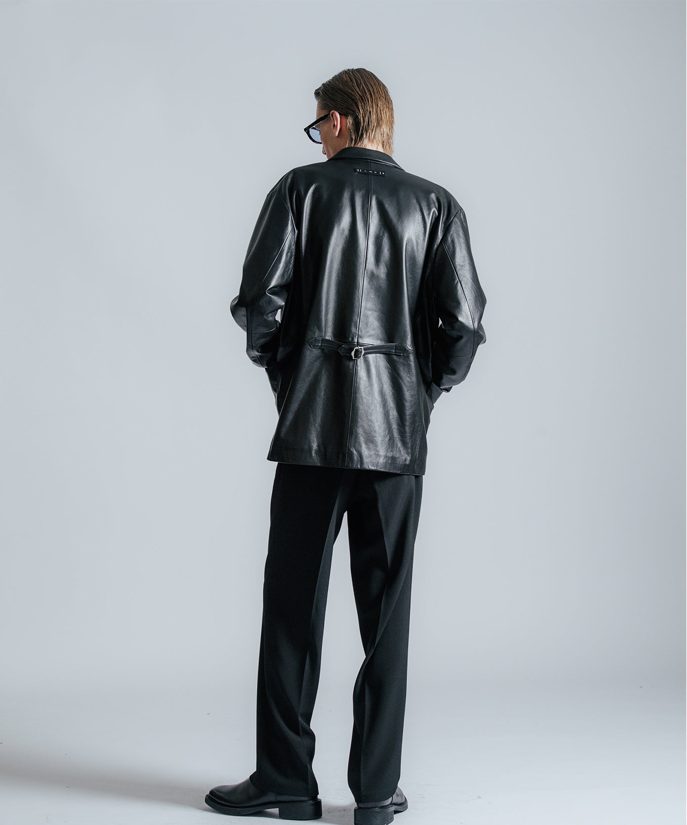 SPANISH LAMB LEATHER BLAZER
