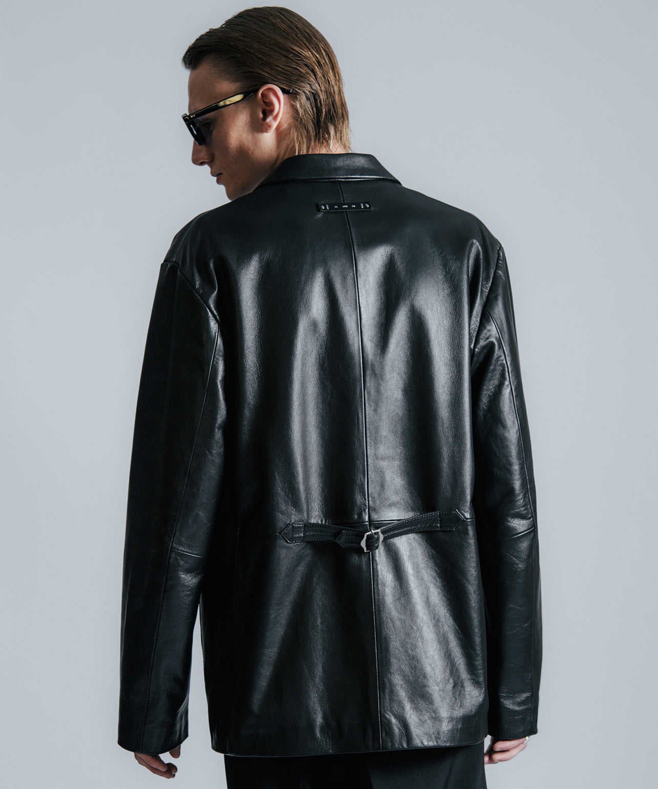 SPANISH LAMB LEATHER BLAZER