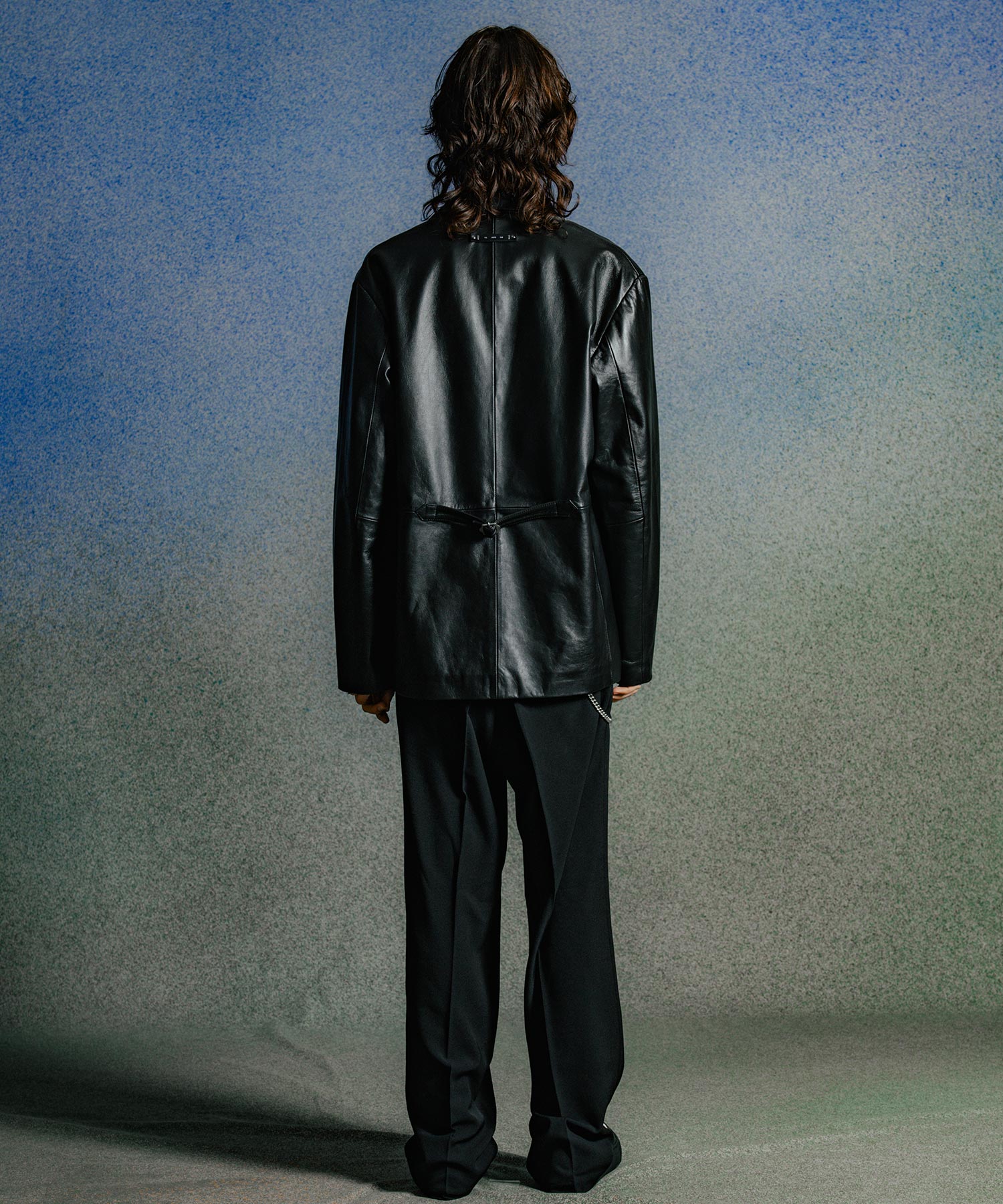 SPANISH LAMB LEATHER BLAZER