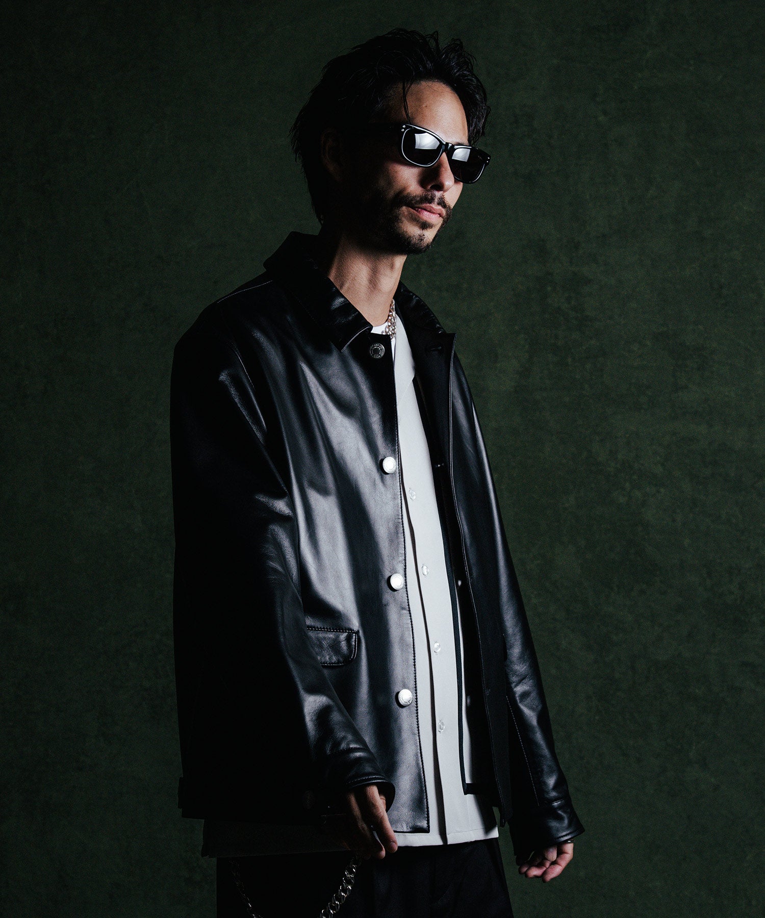 SPANISH LAMB LEATHER BLOUSON JACKET