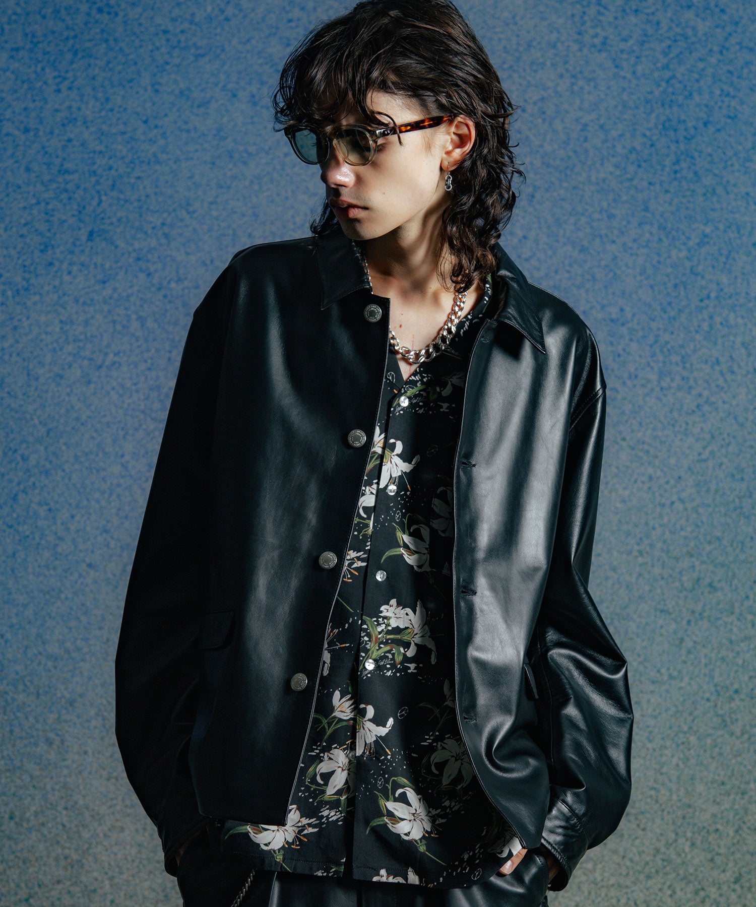 SPANISH LAMB LEATHER BLOUSON JACKET