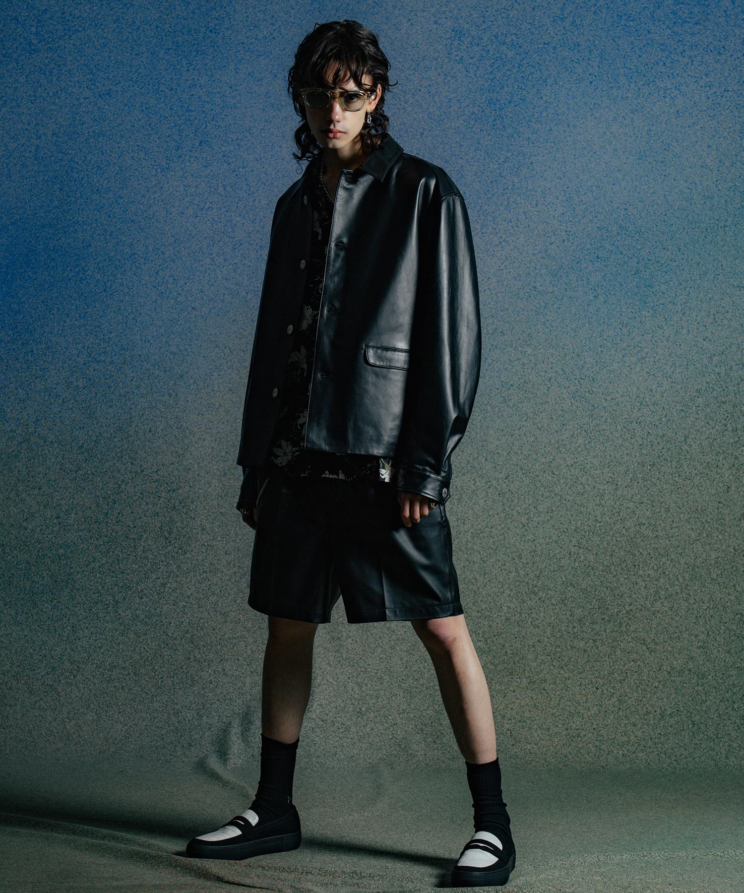 SPANISH LAMB LEATHER BLOUSON JACKET