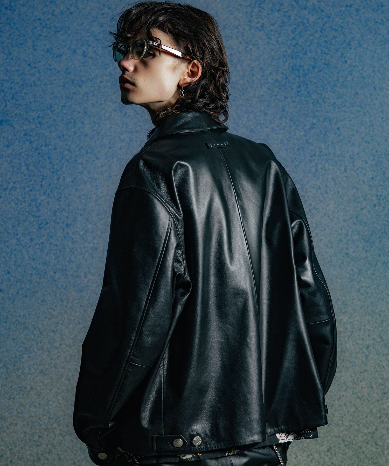 SPANISH LAMB LEATHER BLOUSON JACKET