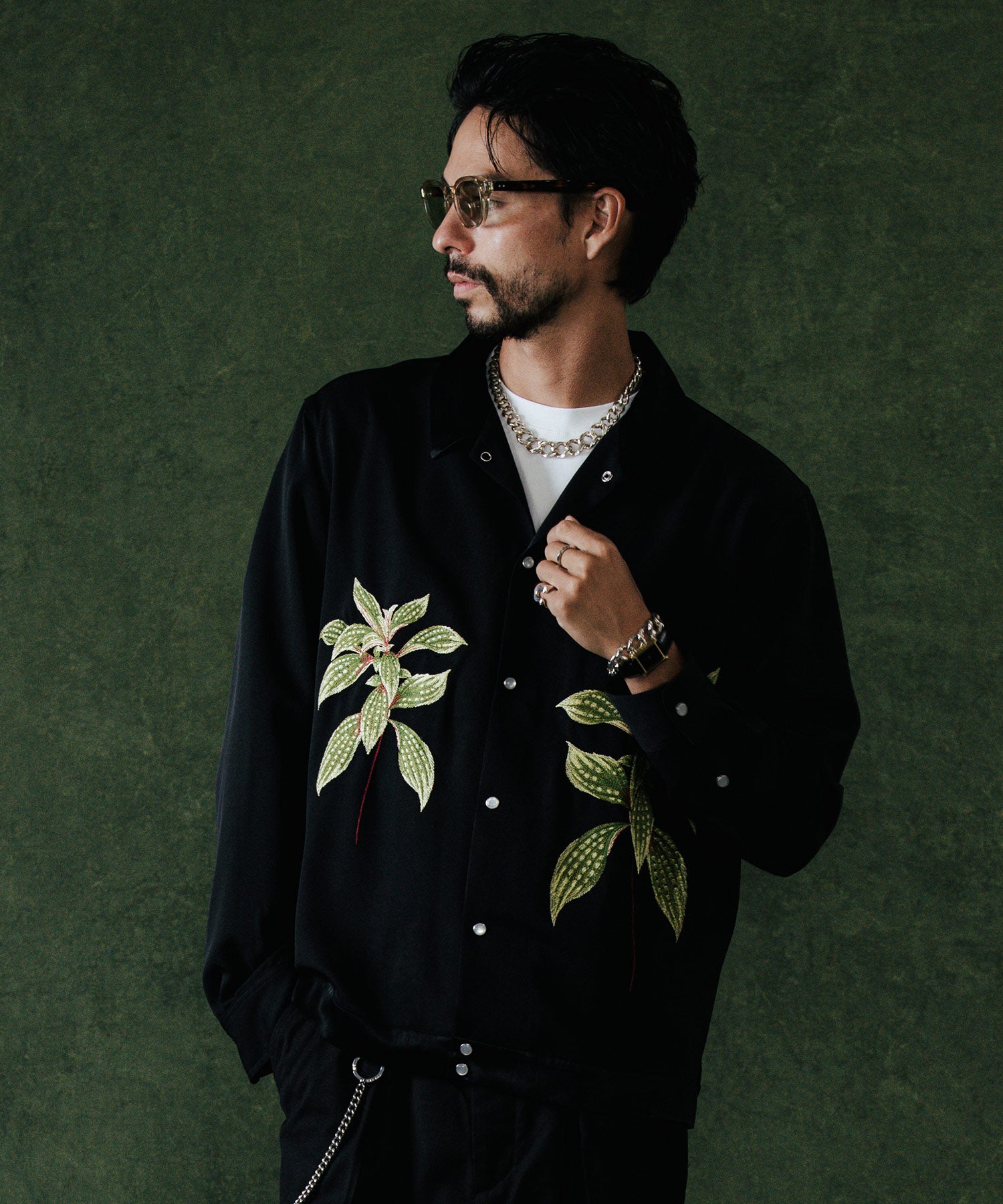 EMBROIDERY LONG SLEEVE SHIRT