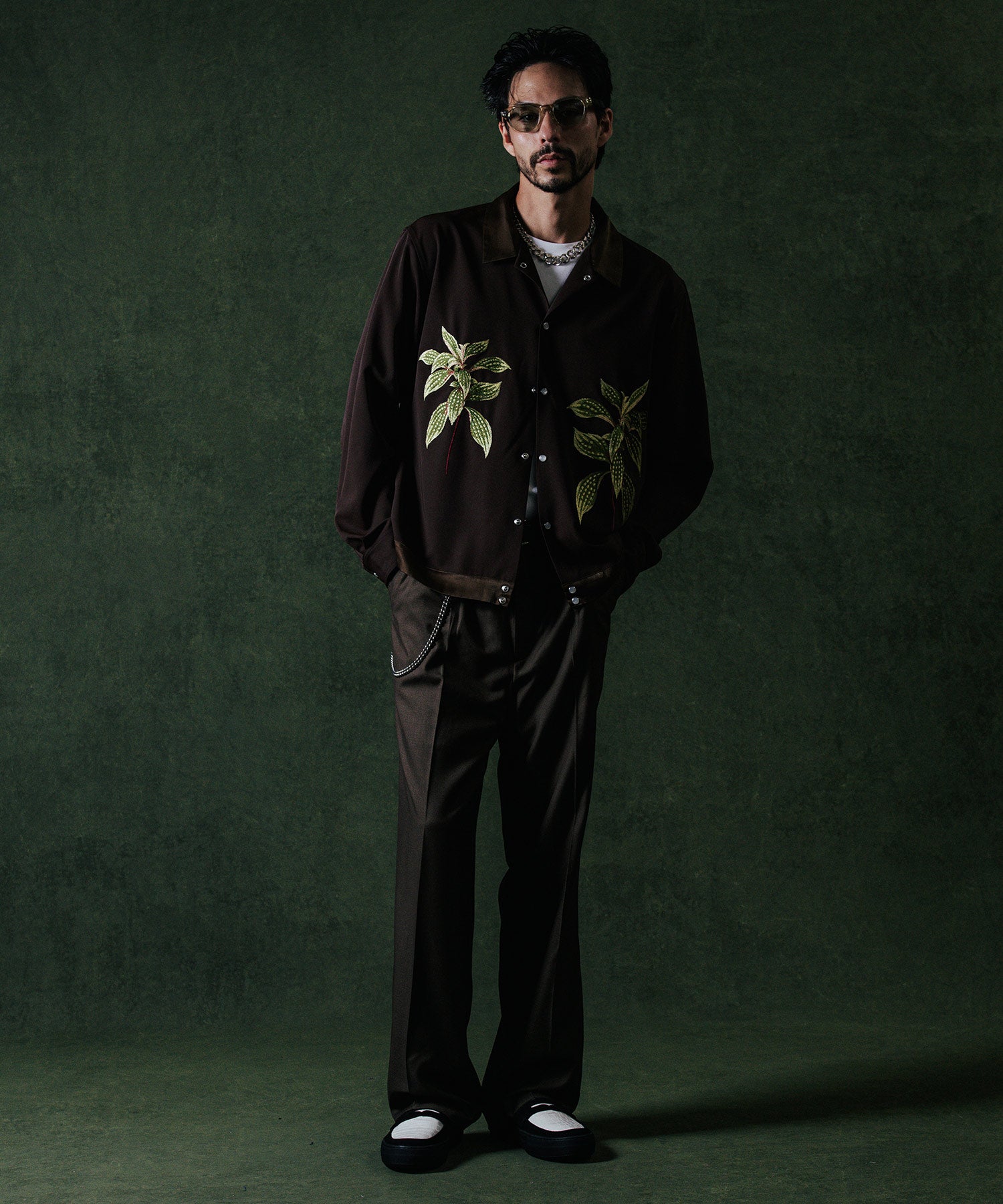 EMBROIDERY LONG SLEEVE SHIRT