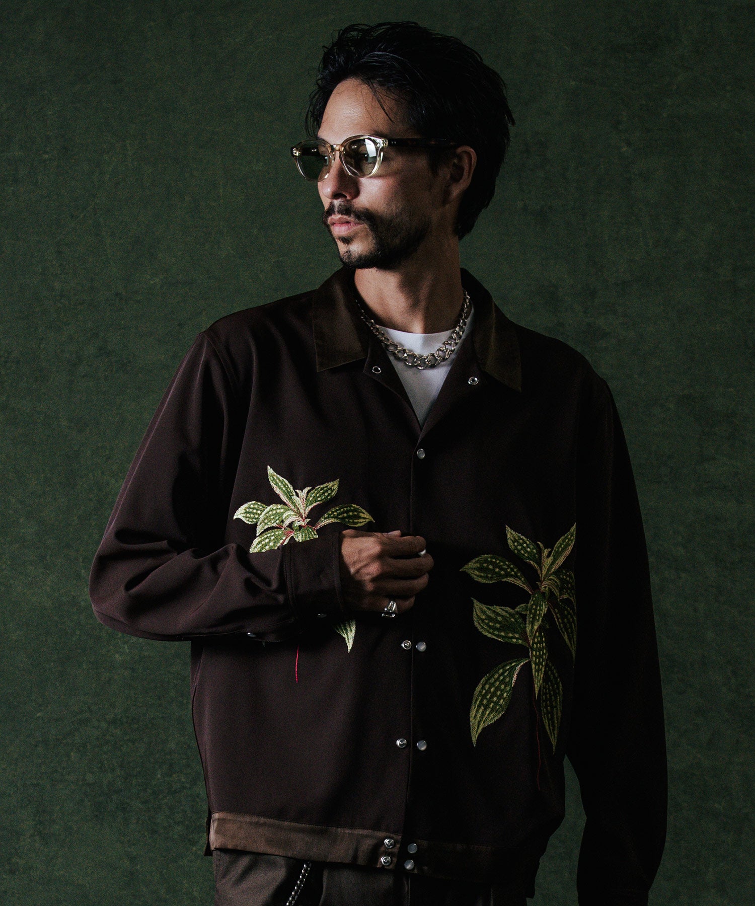 EMBROIDERY LONG SLEEVE SHIRT