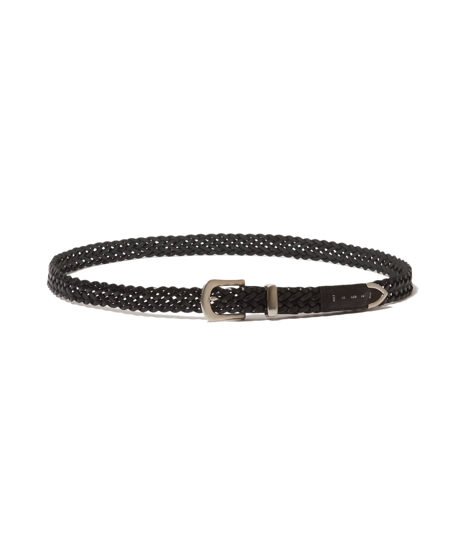 LEATHER WOVEN BELT