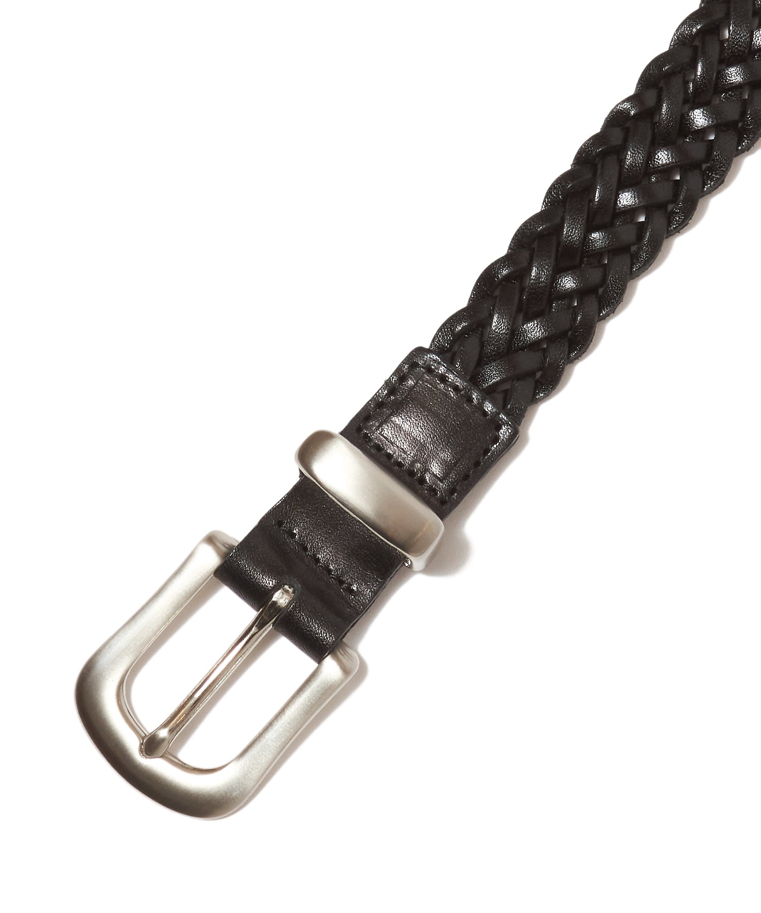 LEATHER WOVEN BELT