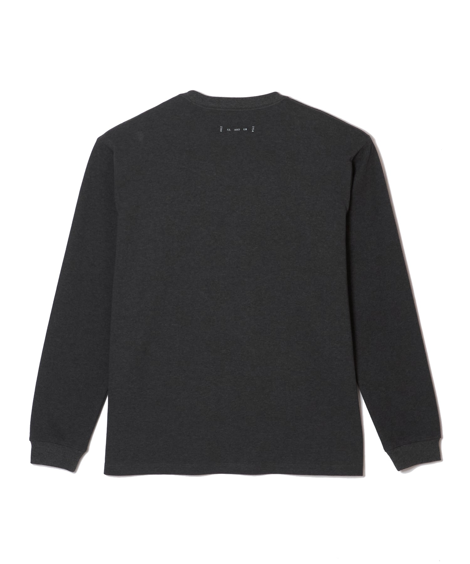 LEATHER TAG POCKET LONG SLEEVE T SHIRT