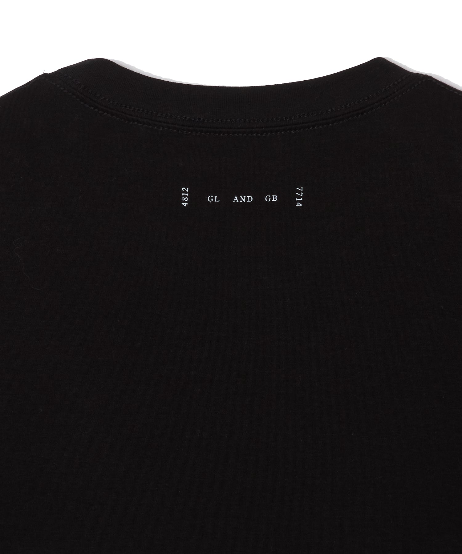 LEATHER TAG POCKET T SHIRT