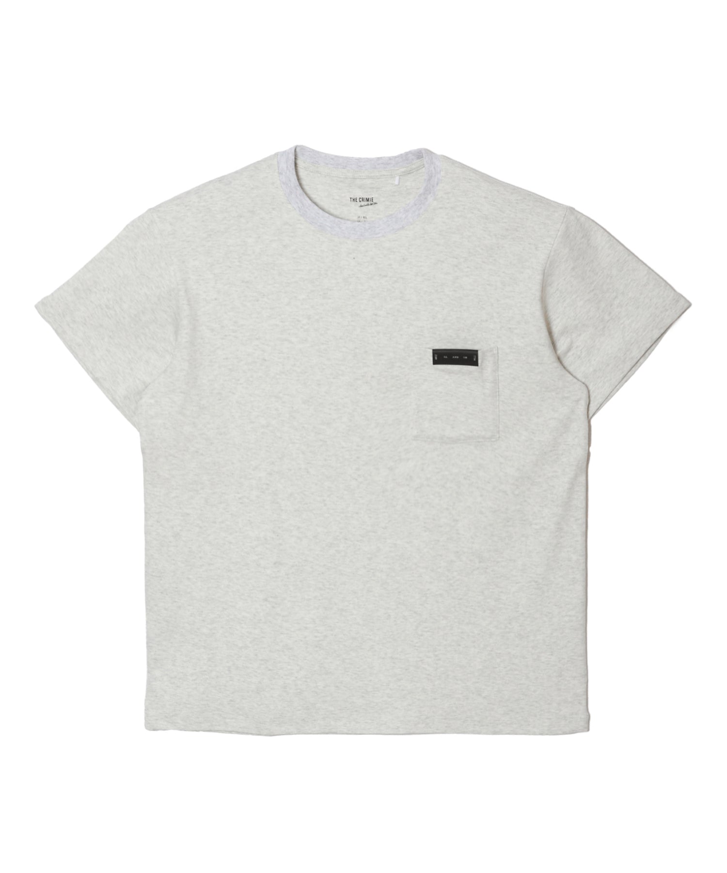 LEATHER TAG POCKET T SHIRT