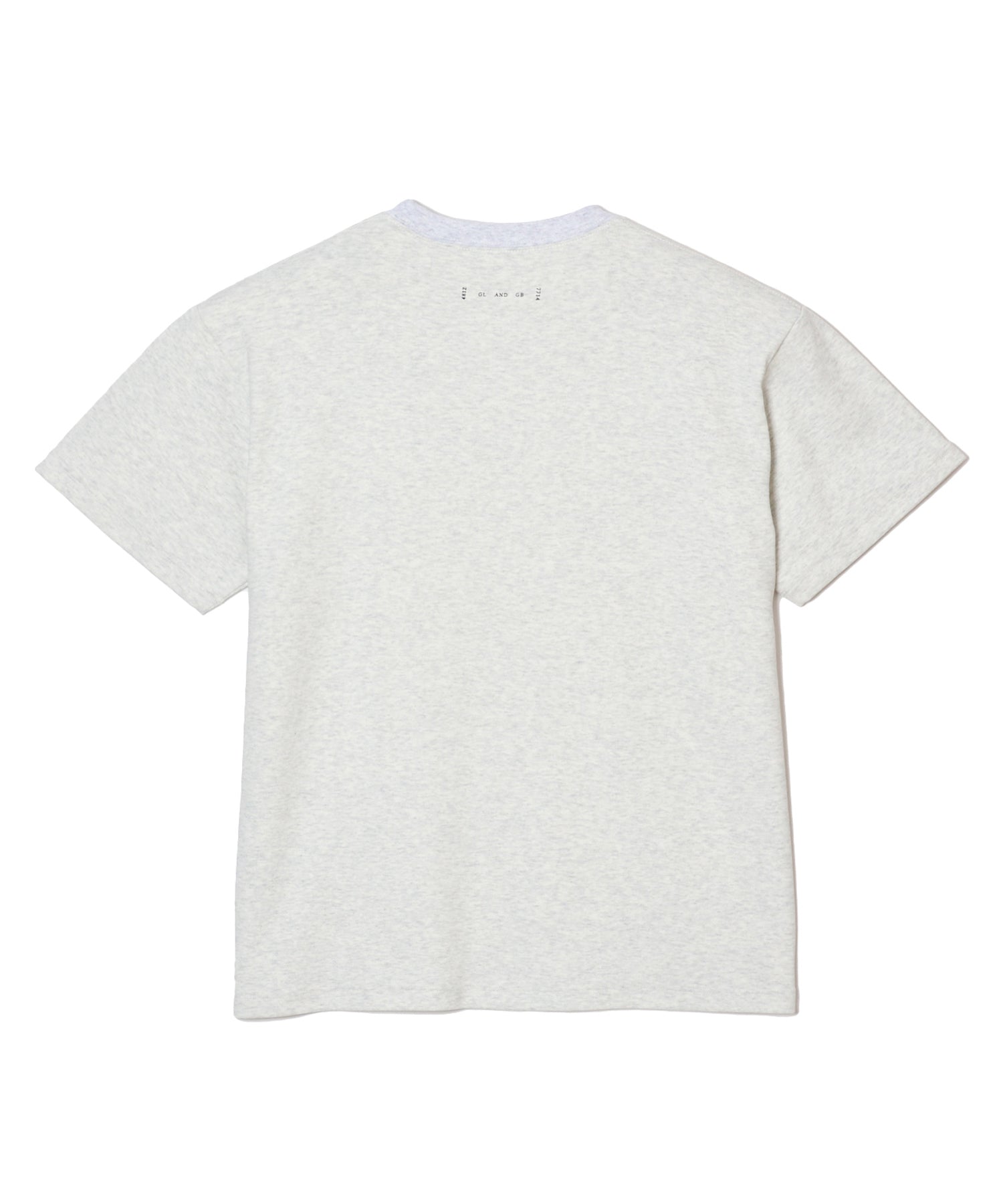 LEATHER TAG POCKET T SHIRT