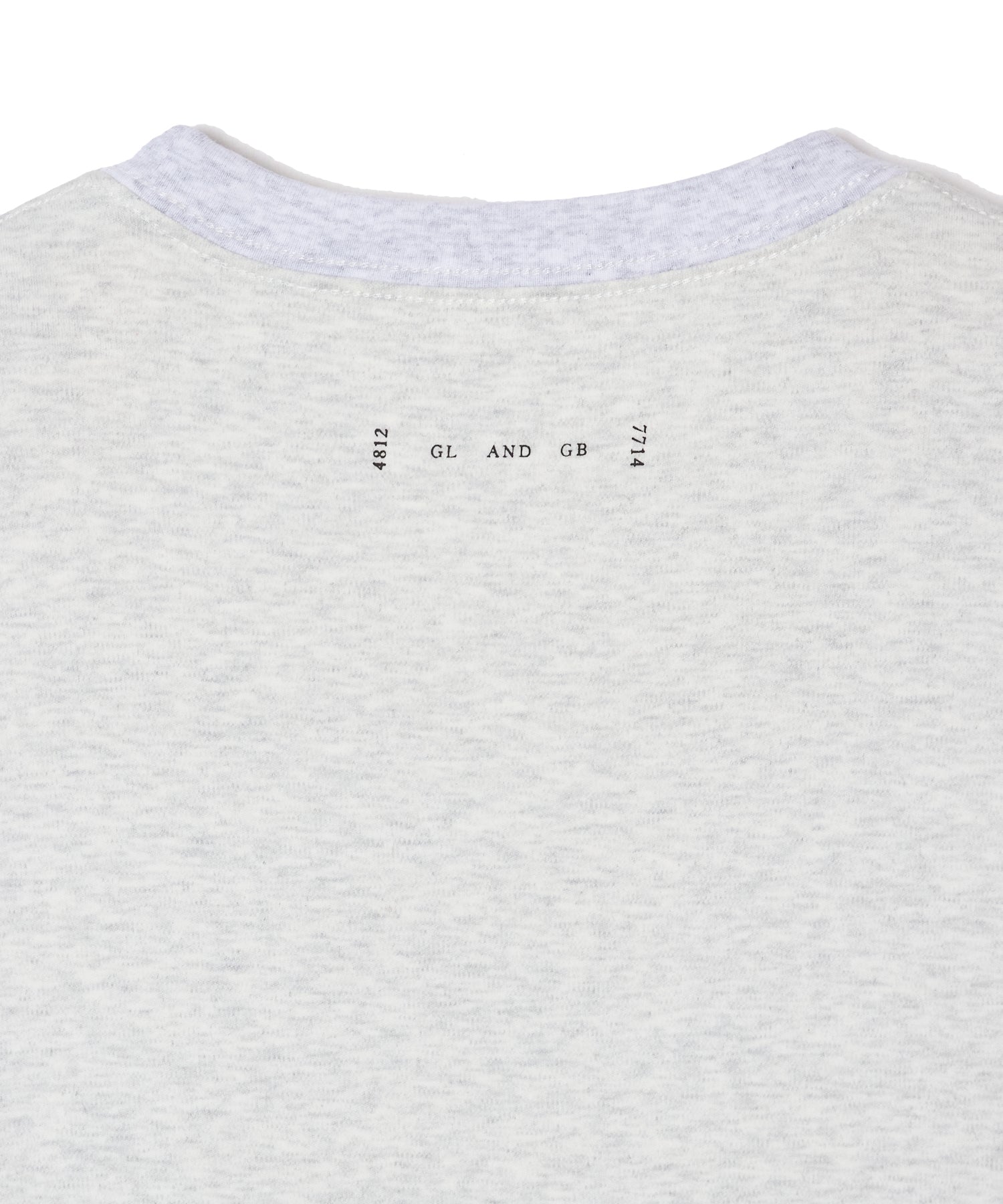 LEATHER TAG POCKET T SHIRT