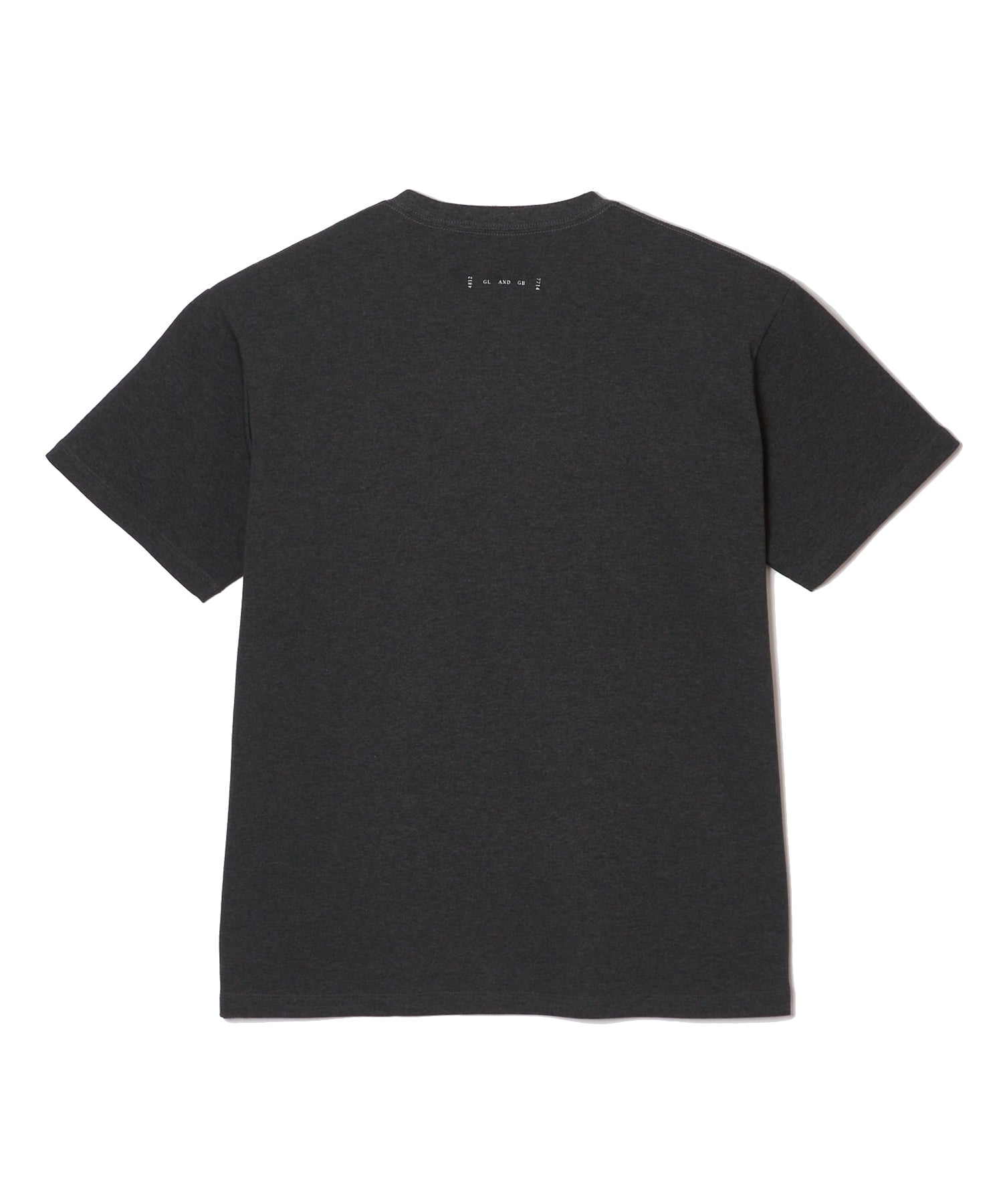 LEATHER TAG POCKET T SHIRT