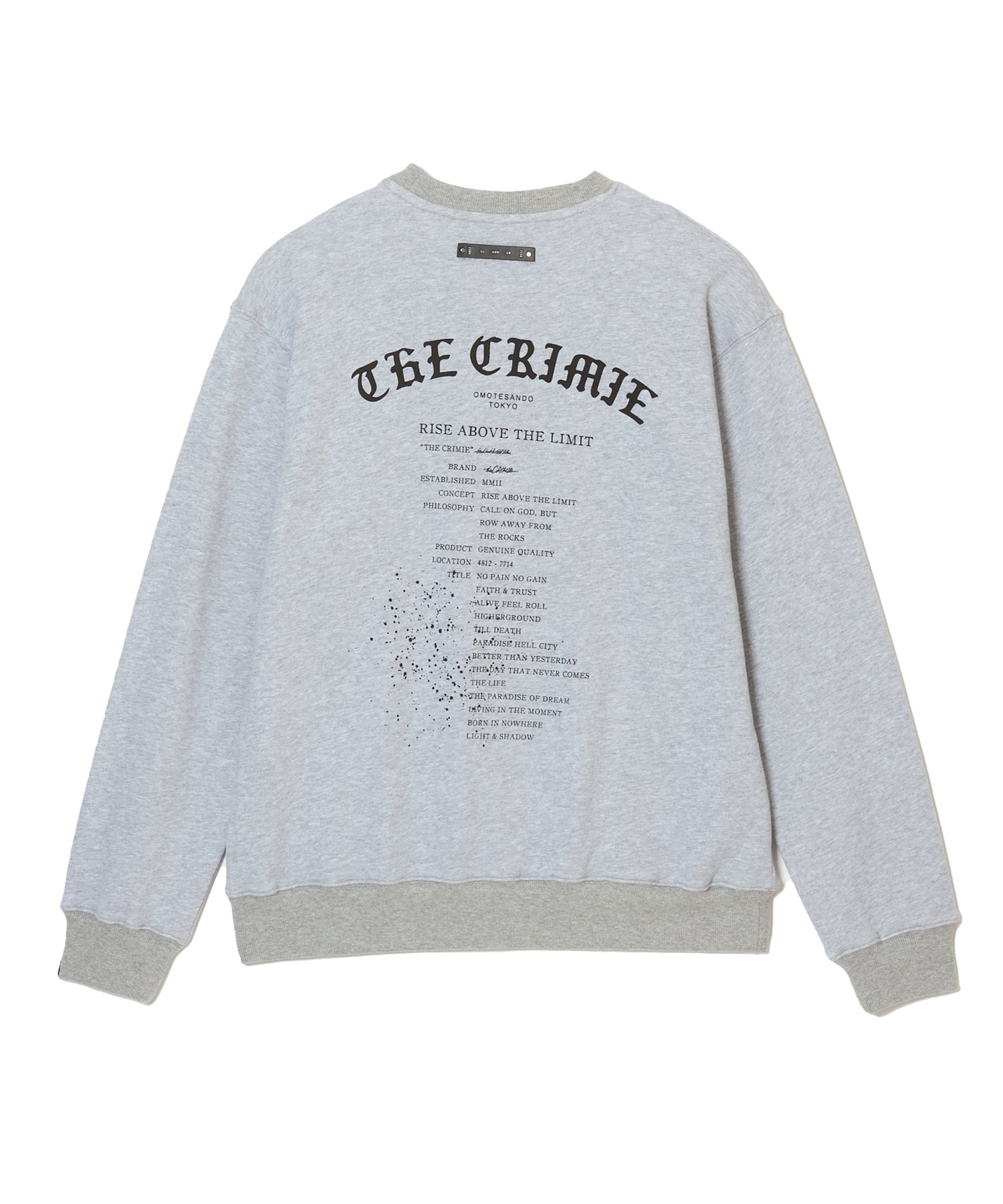 THE CRIMIE 2025 TOUR CREW NECK SWEAT