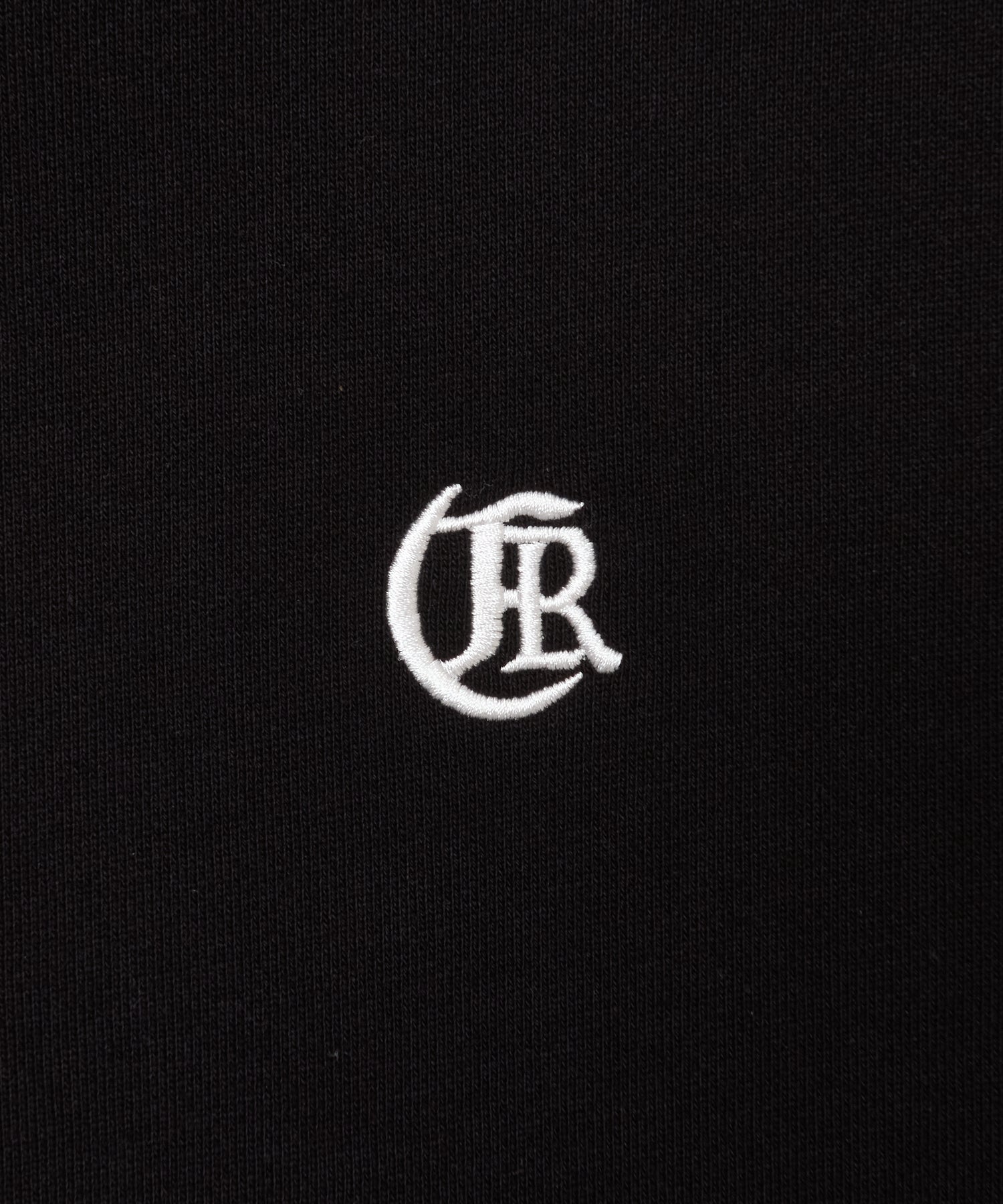 CR MONOGRAM EMBROIDERY SWEAT HOODIE