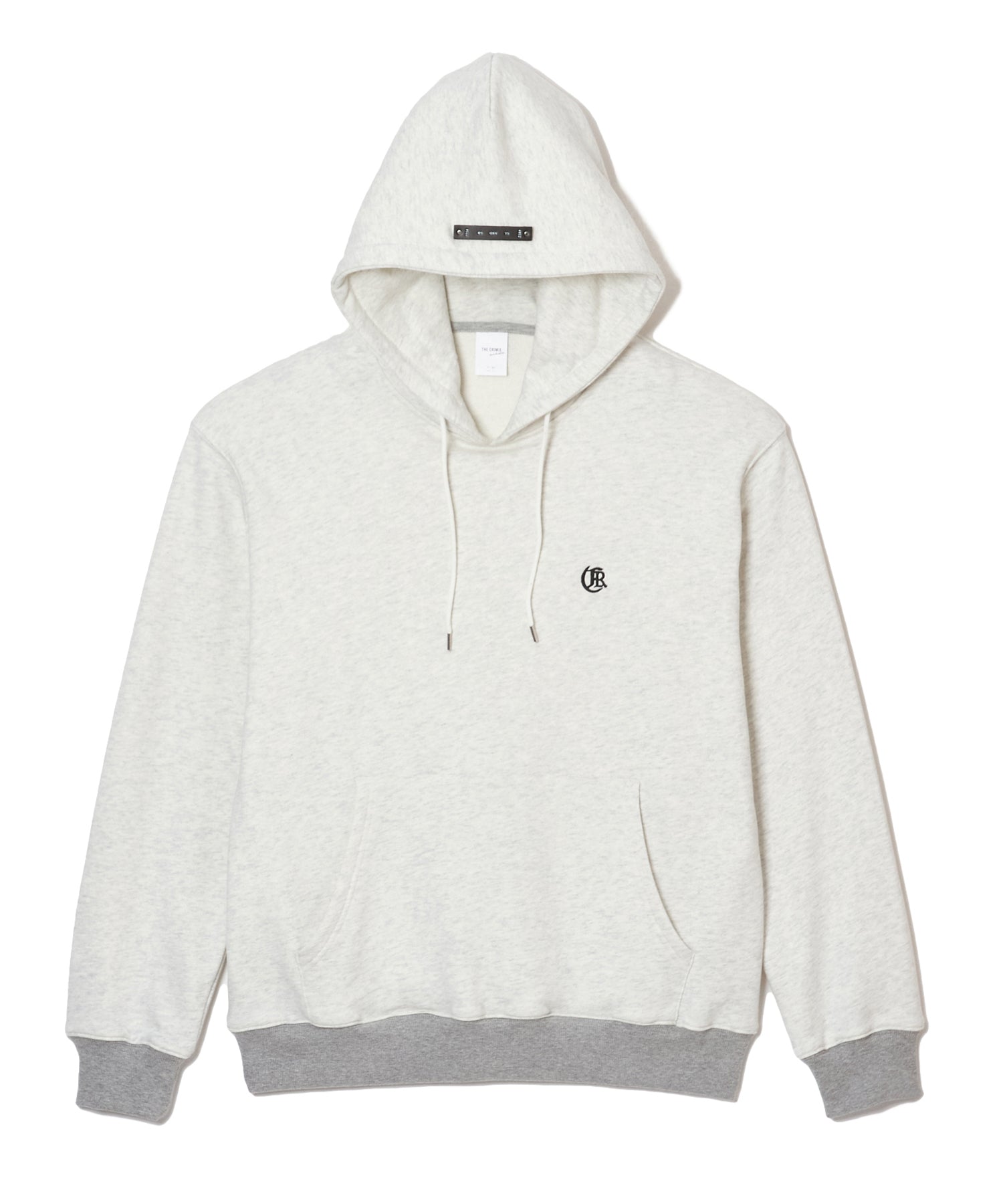 CR MONOGRAM EMBROIDERY SWEAT HOODIE