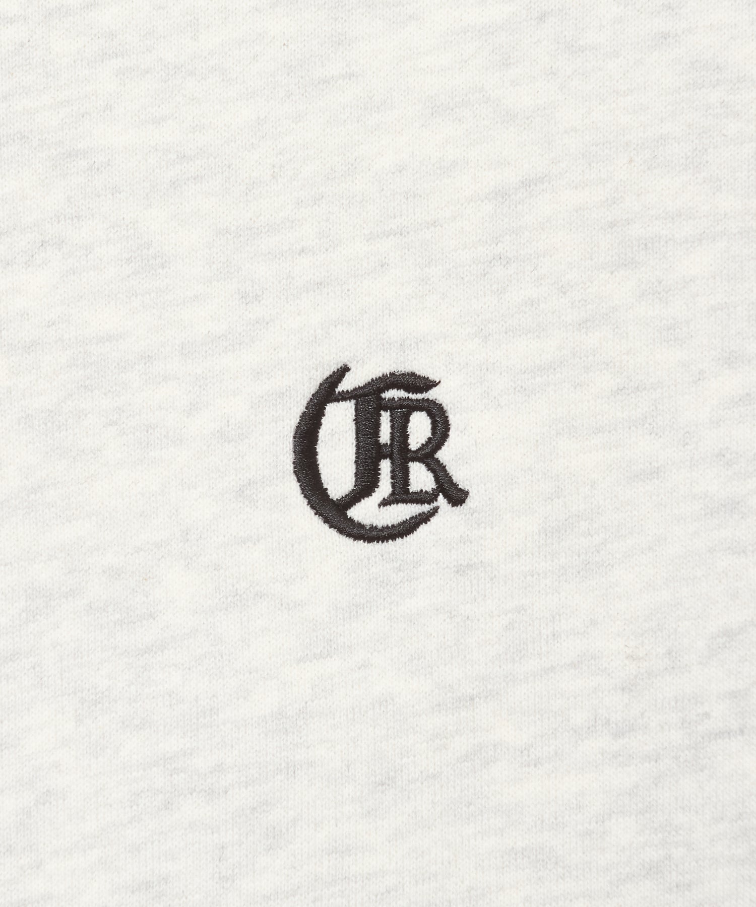CR MONOGRAM EMBROIDERY SWEAT HOODIE