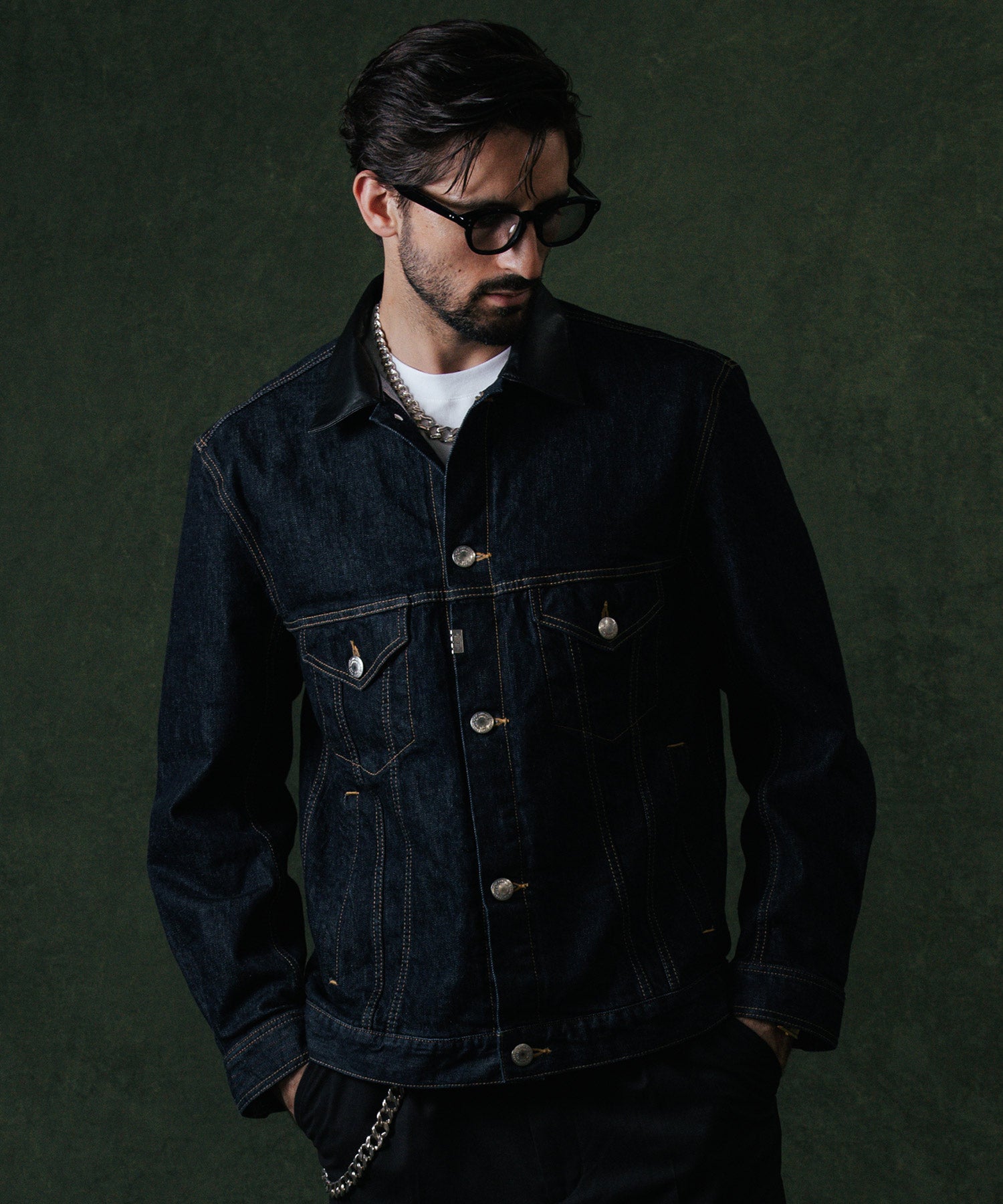 BORN FREE SELVEDGE STRETCH DENIM JACKET