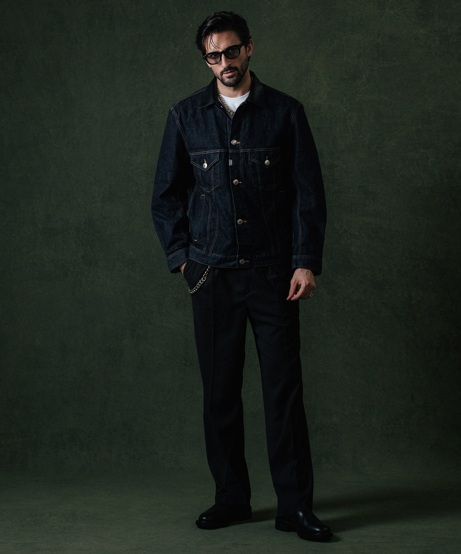 BORN FREE SELVEDGE STRETCH DENIM JACKET