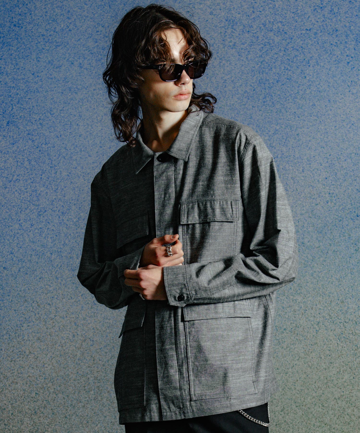 JUNGLE FATIGUE CHAMBRAY JACKET