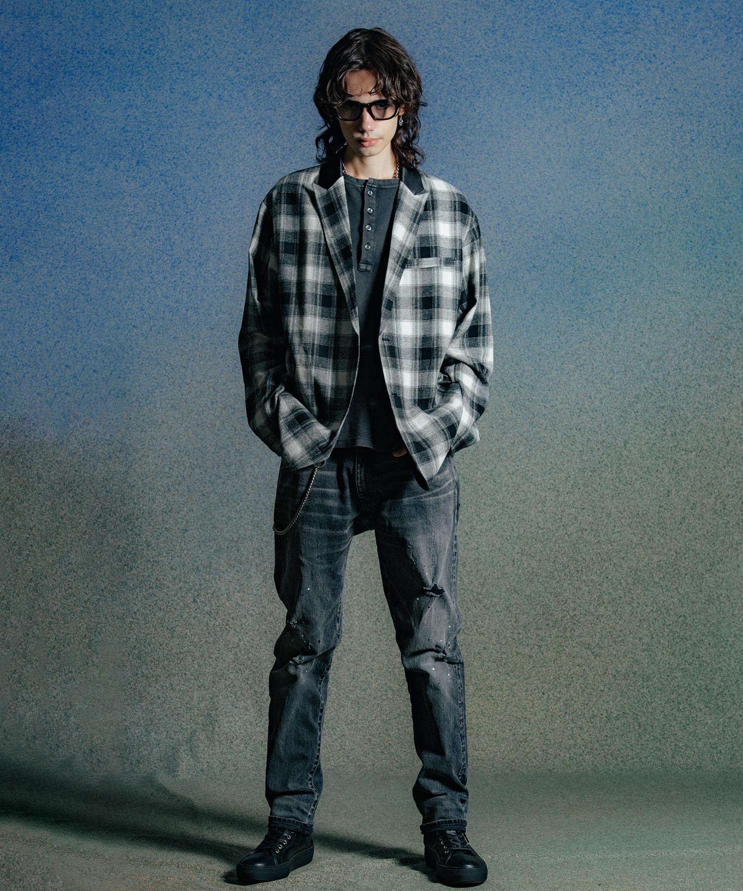 JAX 2B BLAZER CHECK JACKET