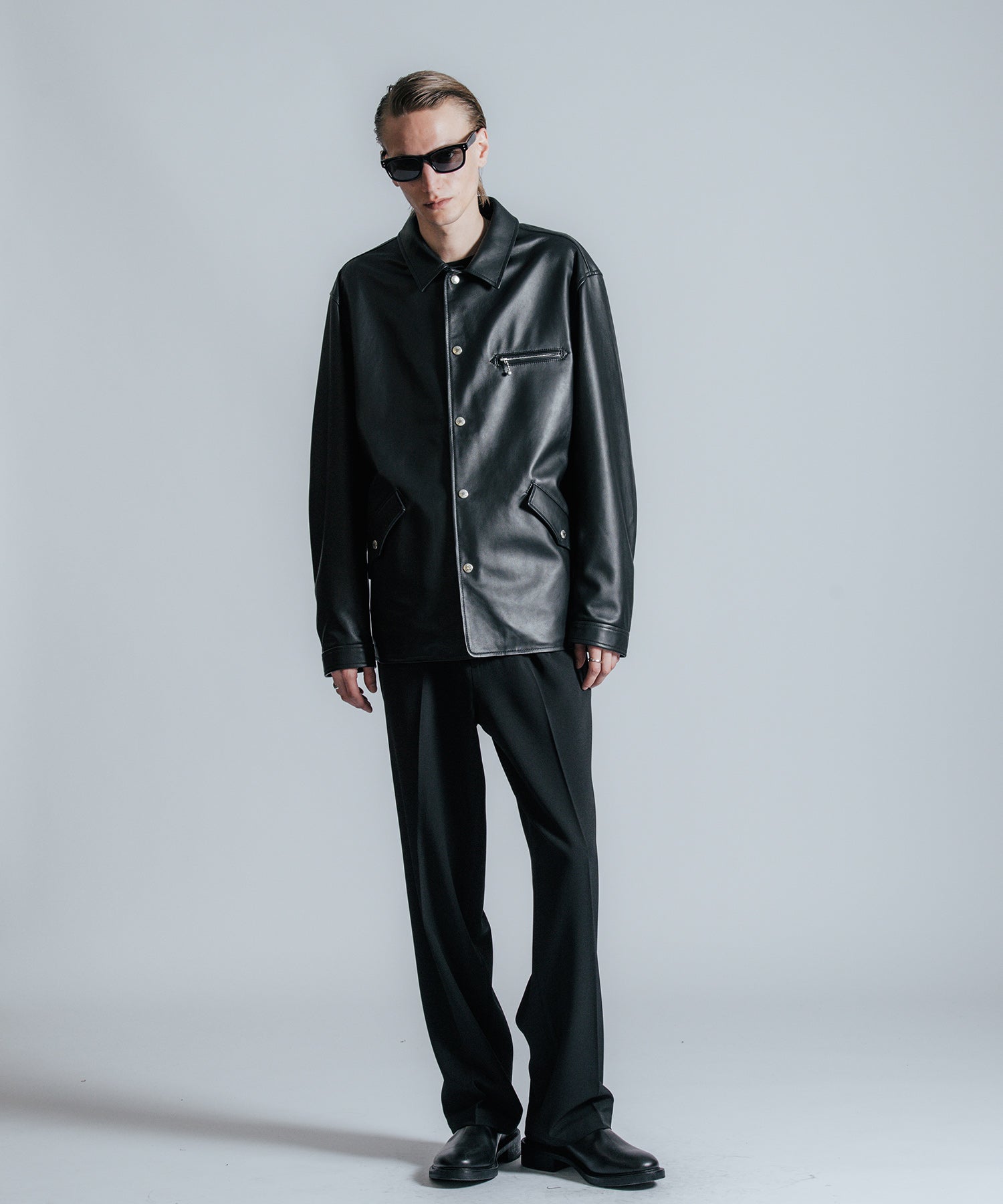 SPANISH LAMB LEATHER SPORTS JACKET