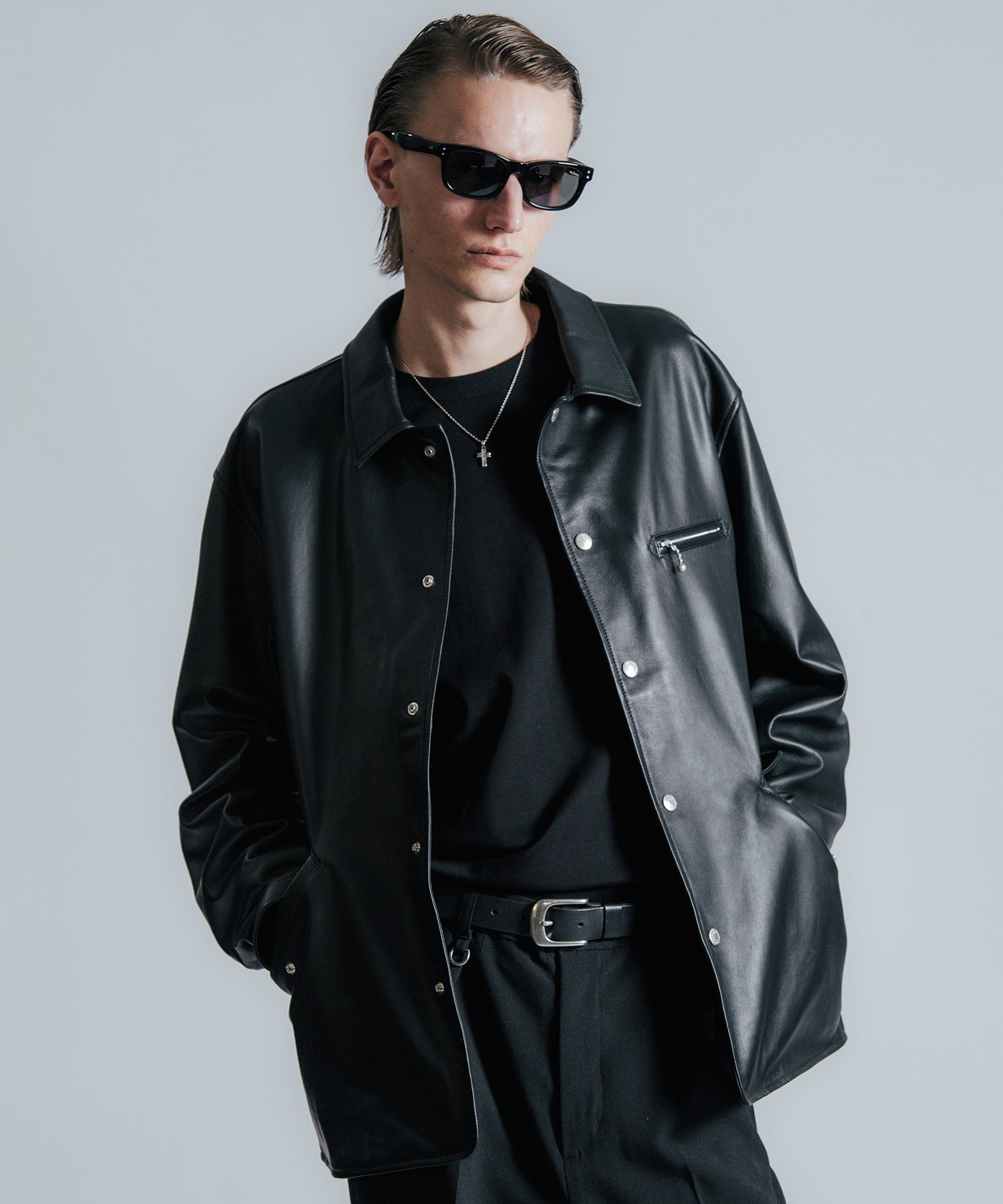 SPANISH LAMB LEATHER SPORTS JACKET