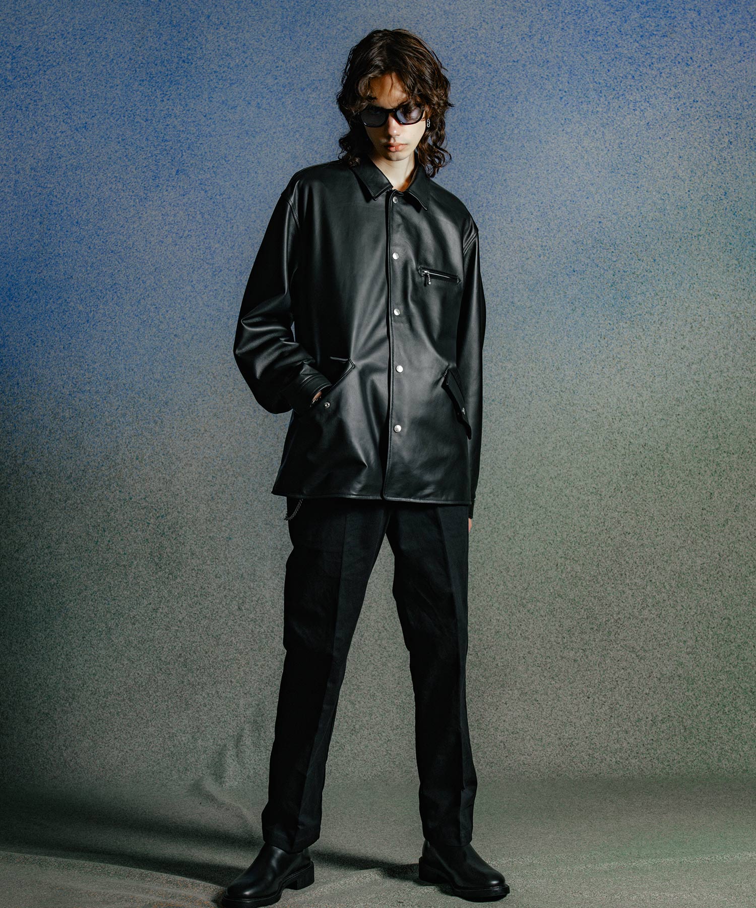 SPANISH LAMB LEATHER SPORTS JACKET