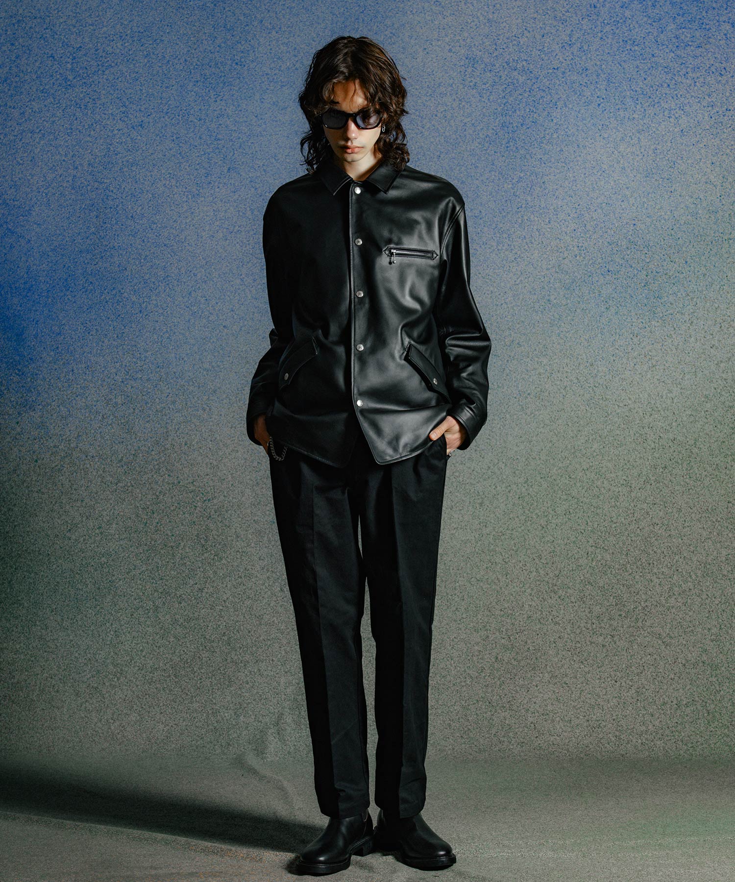 SPANISH LAMB LEATHER SPORTS JACKET