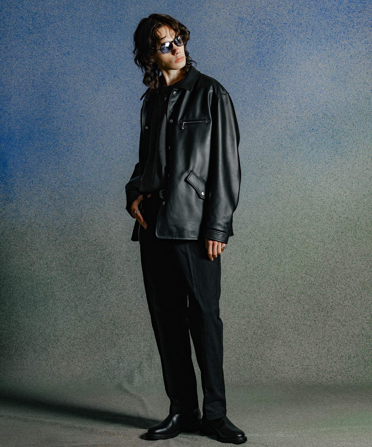 SPANISH LAMB LEATHER SPORTS JACKET