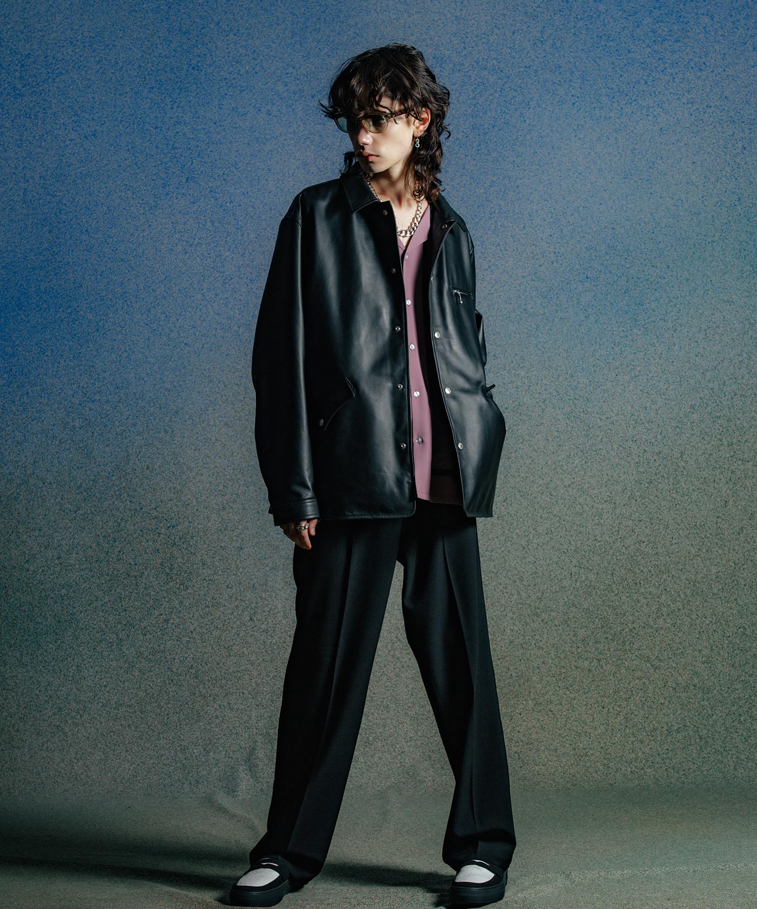 SPANISH LAMB LEATHER SPORTS JACKET