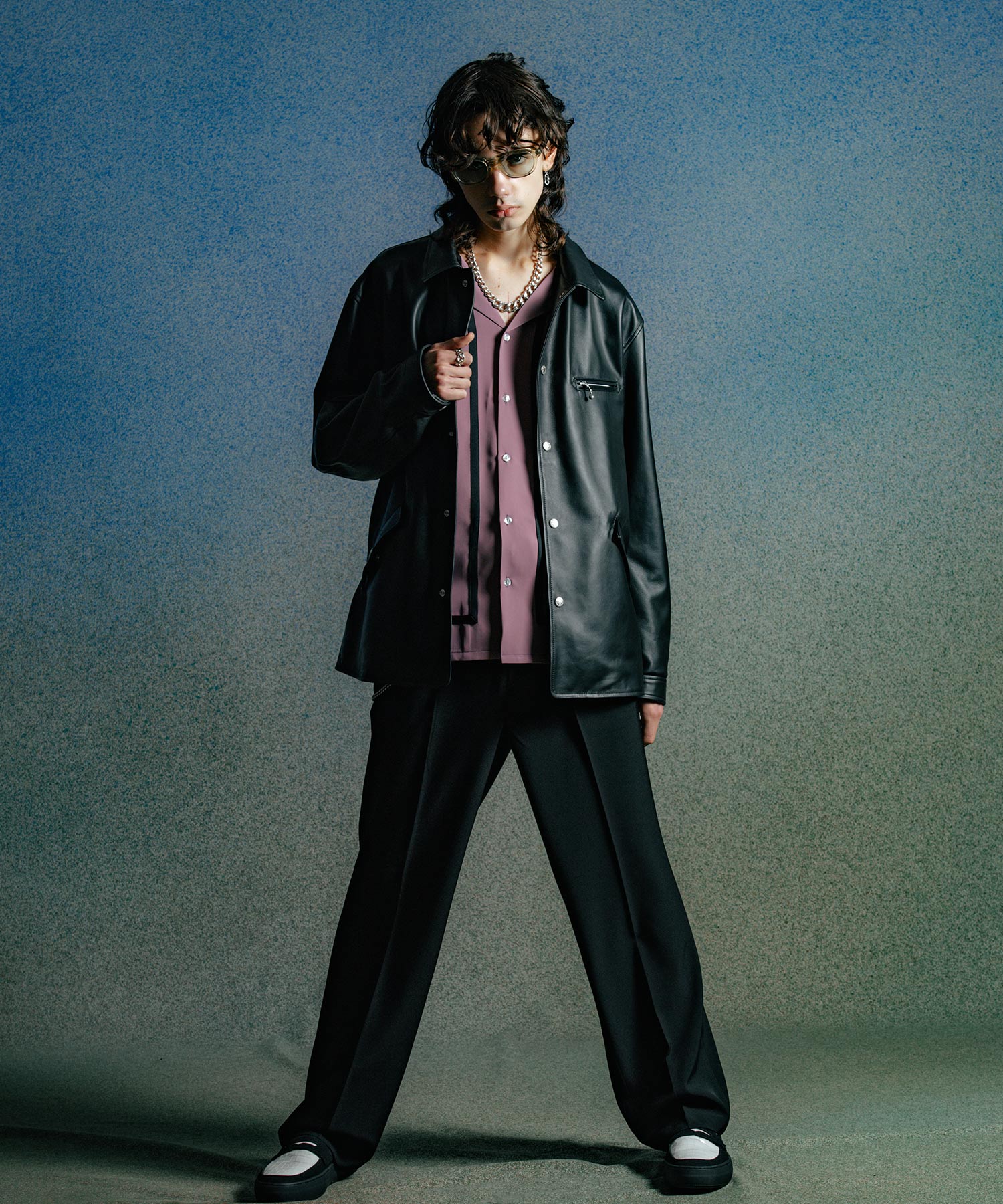 SPANISH LAMB LEATHER SPORTS JACKET