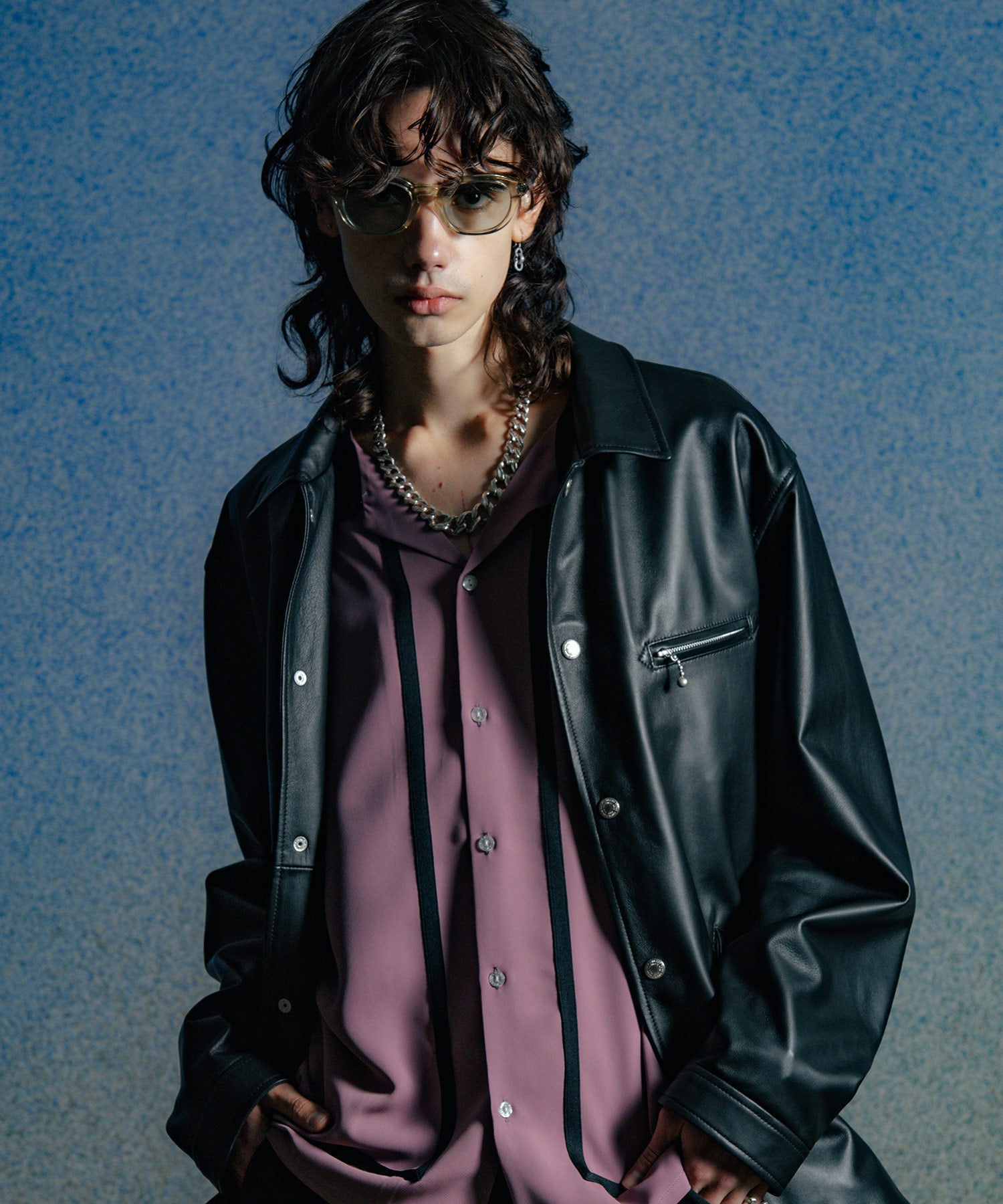 SPANISH LAMB LEATHER SPORTS JACKET