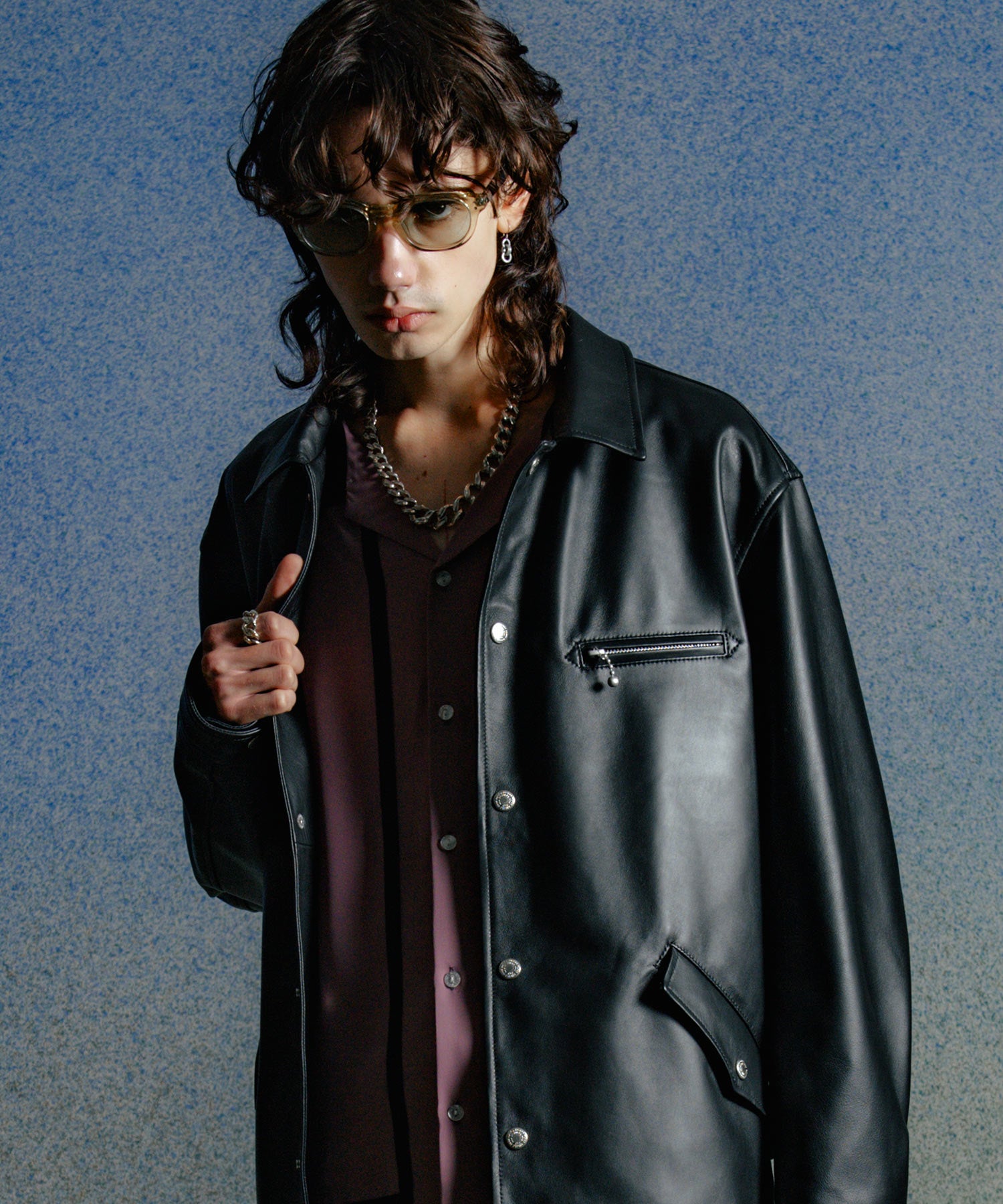 SPANISH LAMB LEATHER SPORTS JACKET