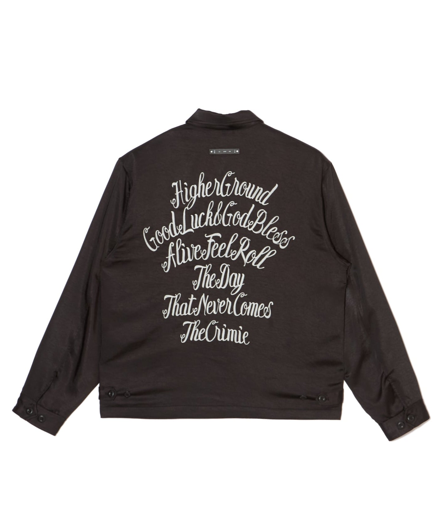 CHAIN STITCH EMBROIDERY BLOUSON JACKET