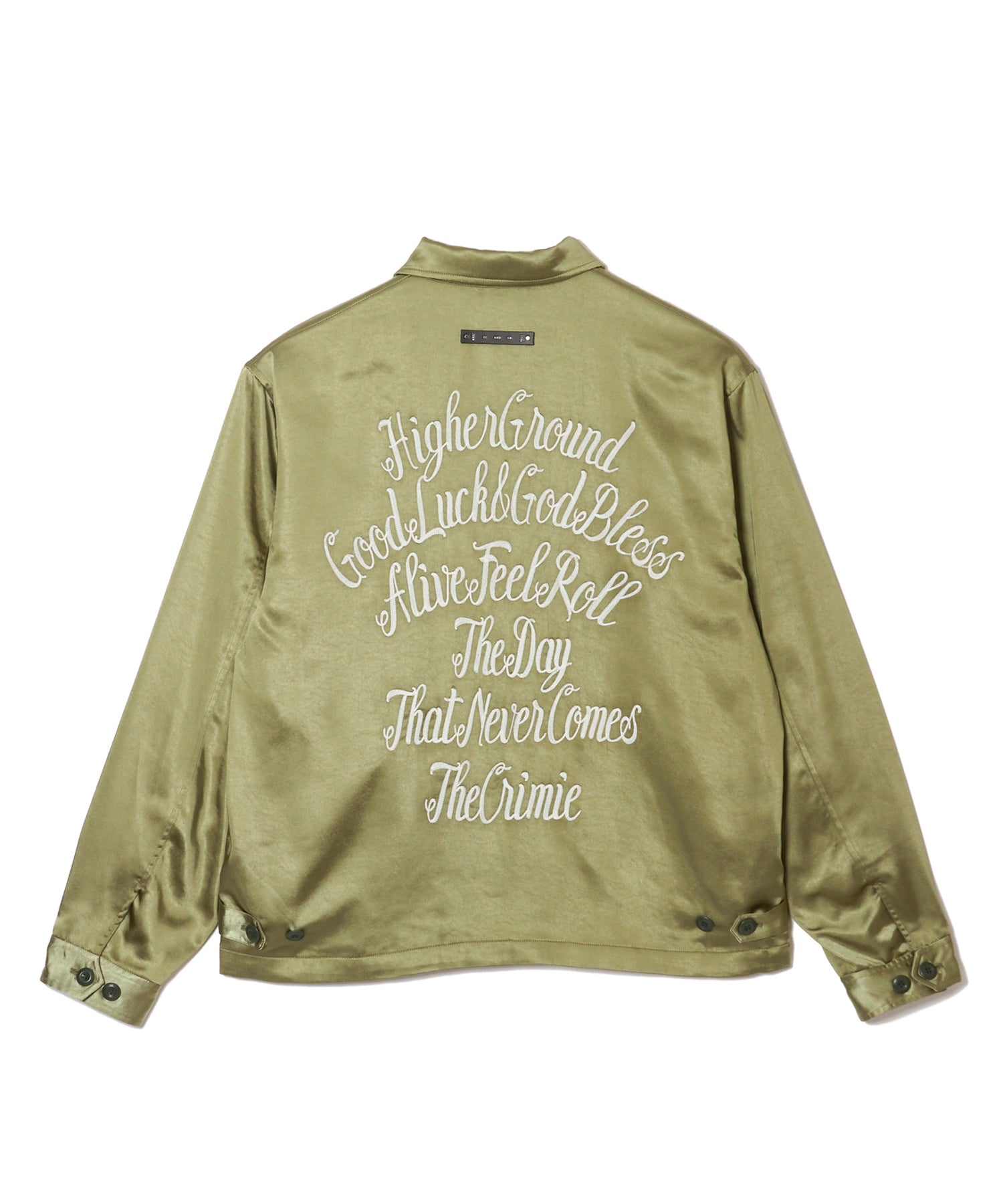 CHAIN STITCH EMBROIDERY BLOUSON JACKET
