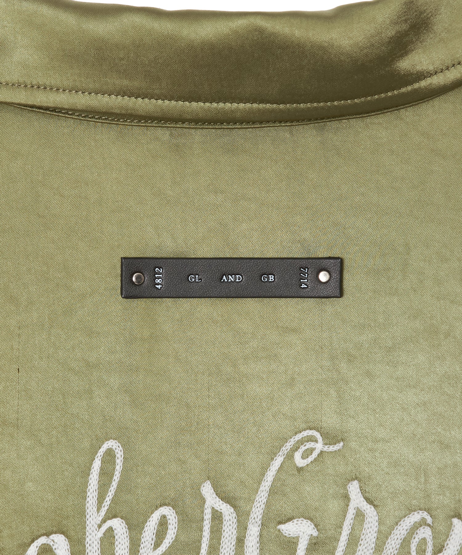 CHAIN STITCH EMBROIDERY BLOUSON JACKET