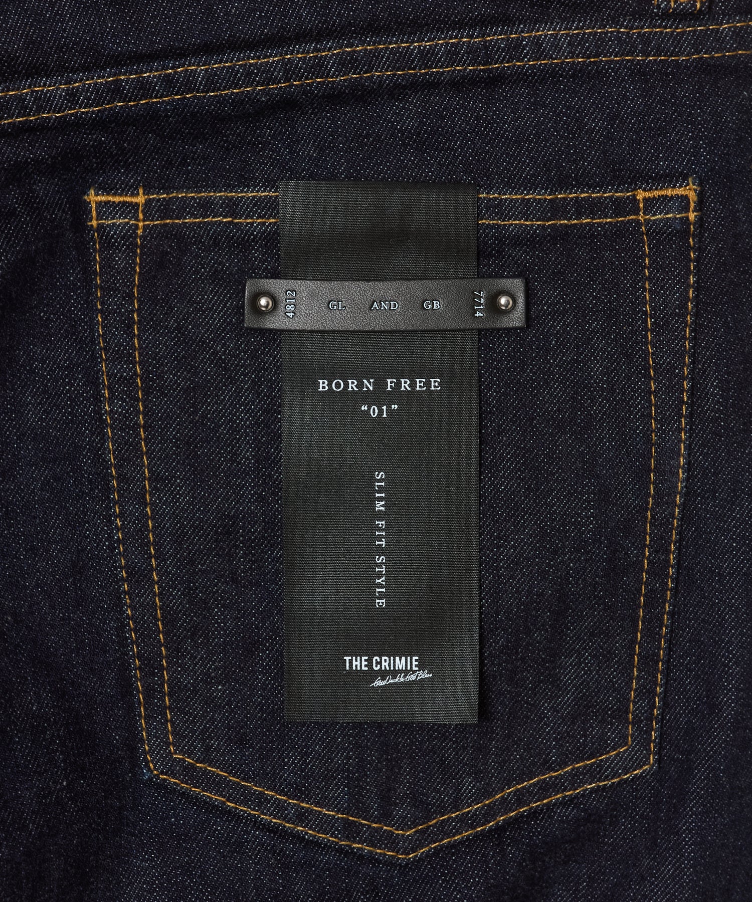 BORN FREE 1 SLIM STYLE SELVEDGE STRETCH JEANS