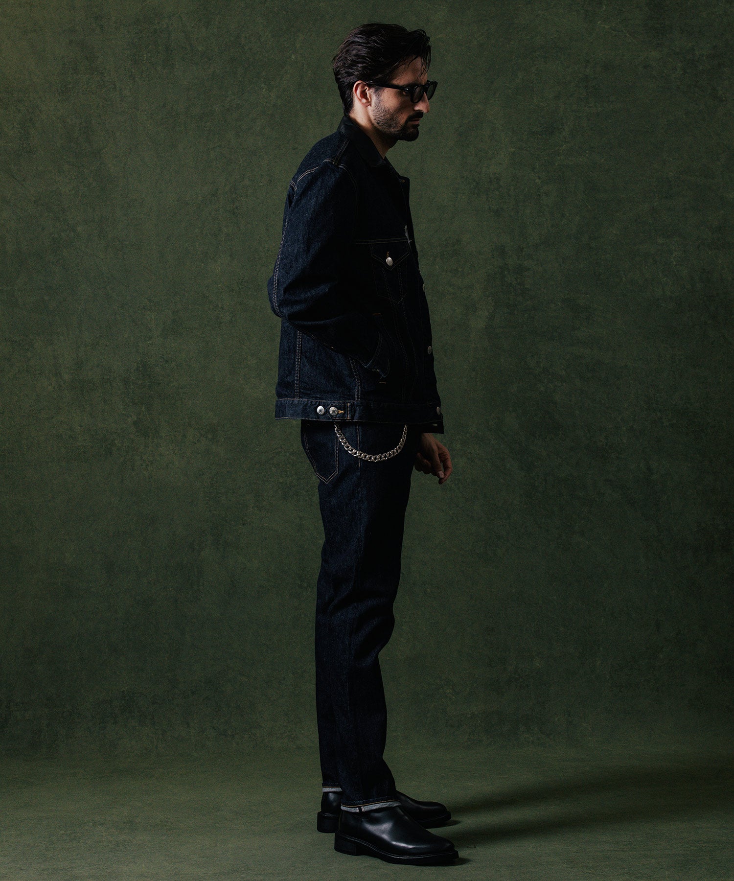 BORN FREE 1 SLIM STYLE SELVEDGE STRETCH JEANS