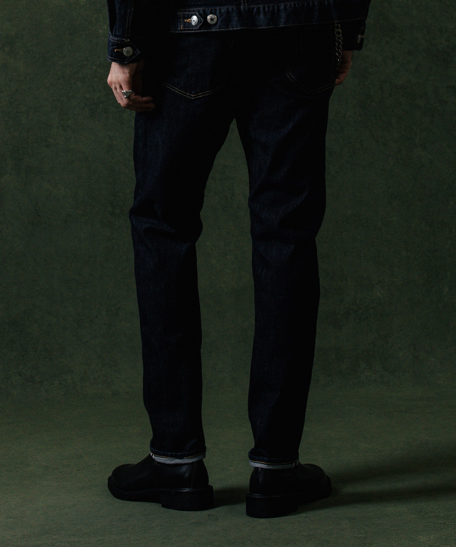 BORN FREE 1 SLIM STYLE SELVEDGE STRETCH JEANS