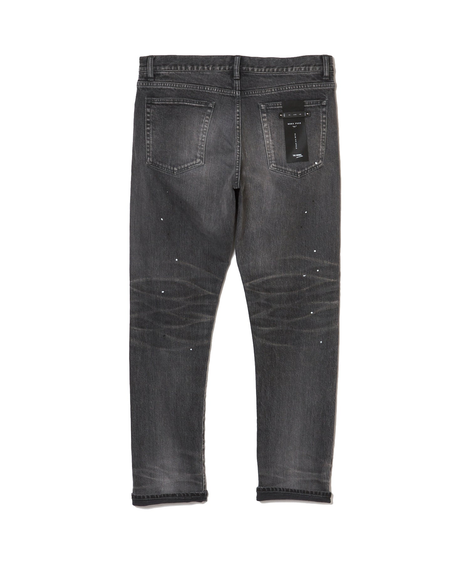 BORN FREE 1 SLIM STYLE GARAGE USED SELVEDGE STRETCH JEANS