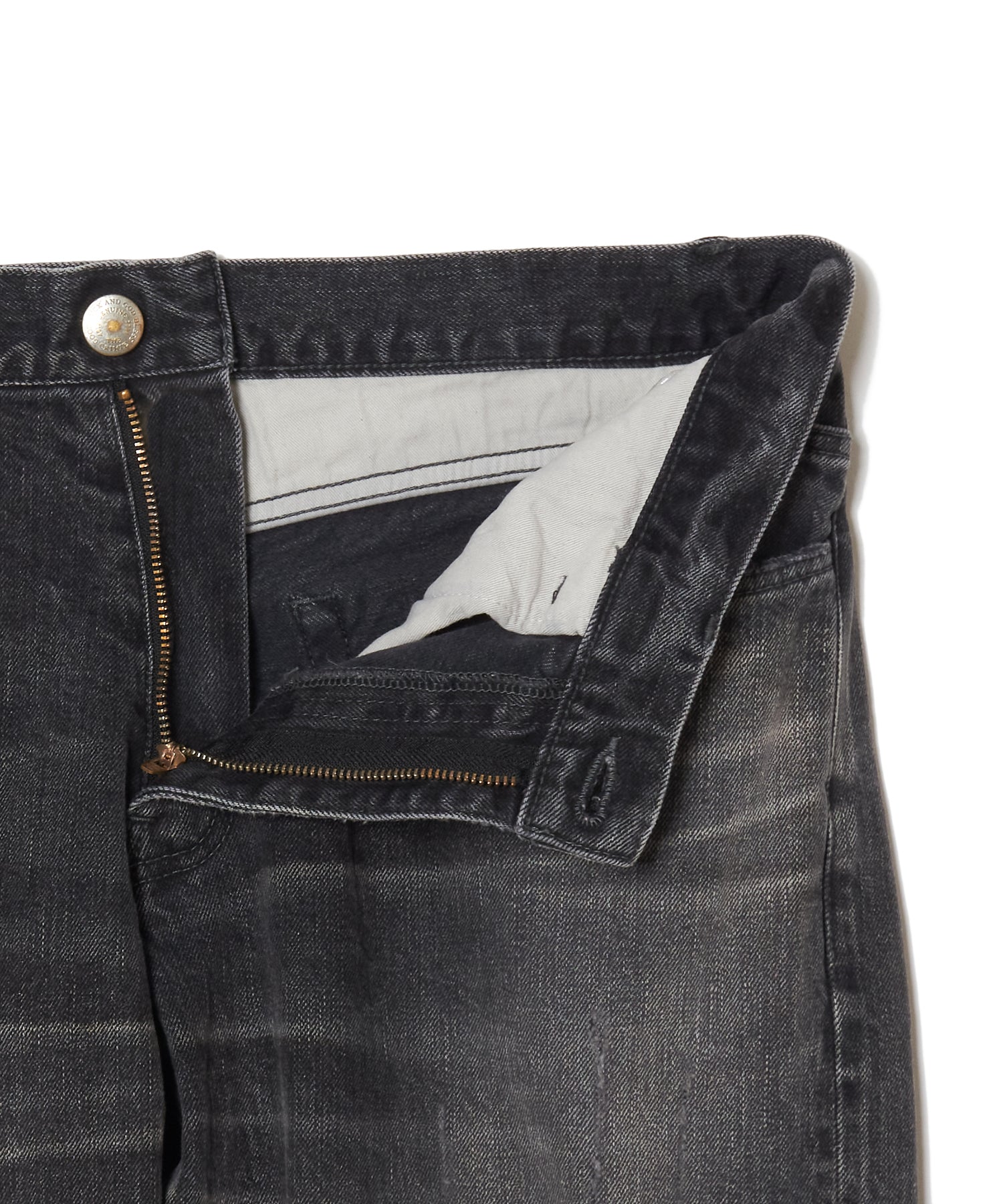 BORN FREE 2 REGULAR STYLE GARAGE USED SELVEDGE STRETCH JEANS