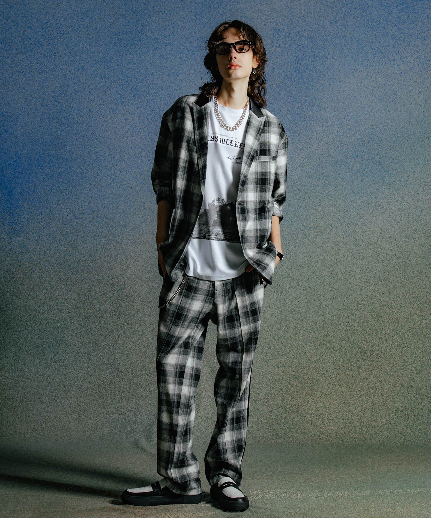JAX SUIT TROUSERS CHECK