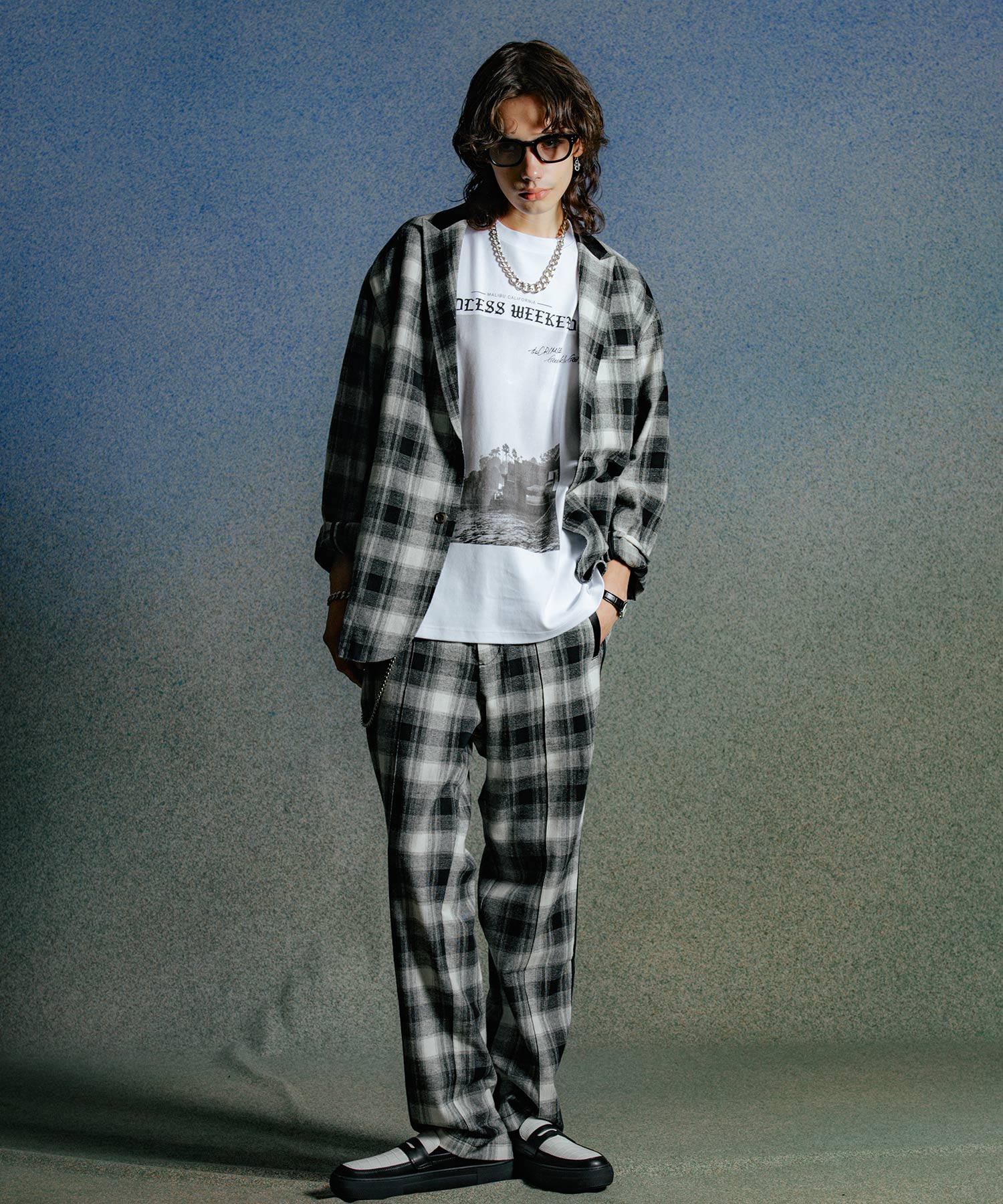 JAX SUIT TROUSERS CHECK